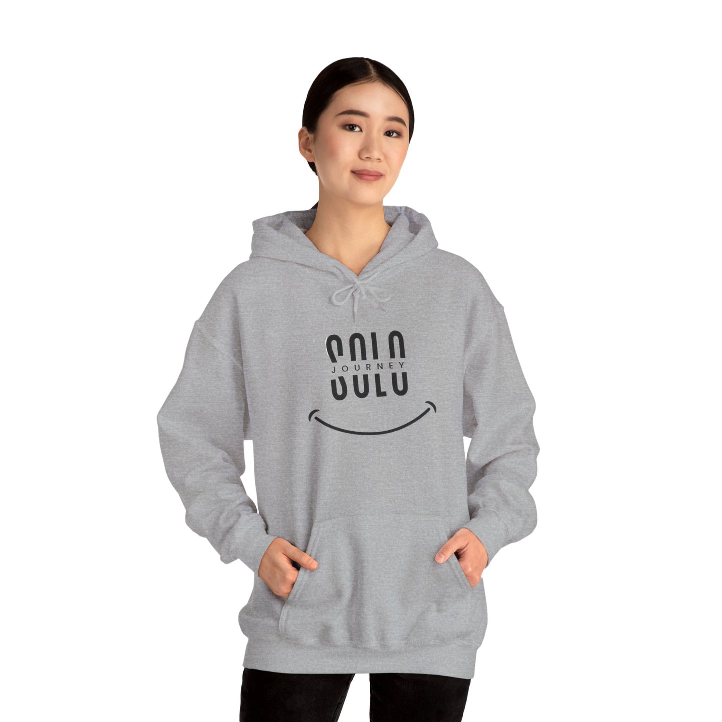 Casual look of the Solo Journey Oversized Boho Hoodie, perfect for relaxed days and vibrant festivals.
