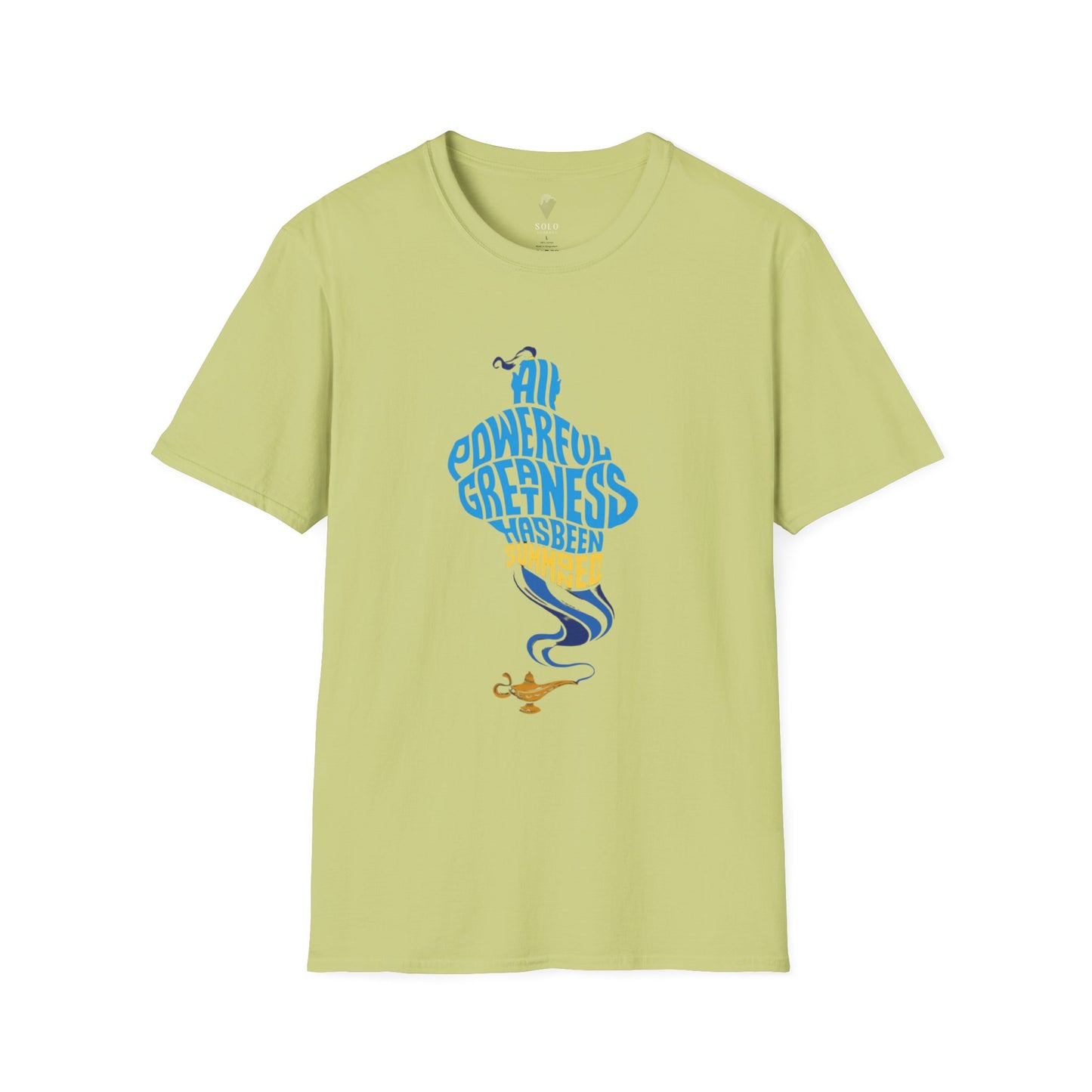 All Powerful Greatness Genie in a Bottle - Unisex Softstyle T-Shirt Art