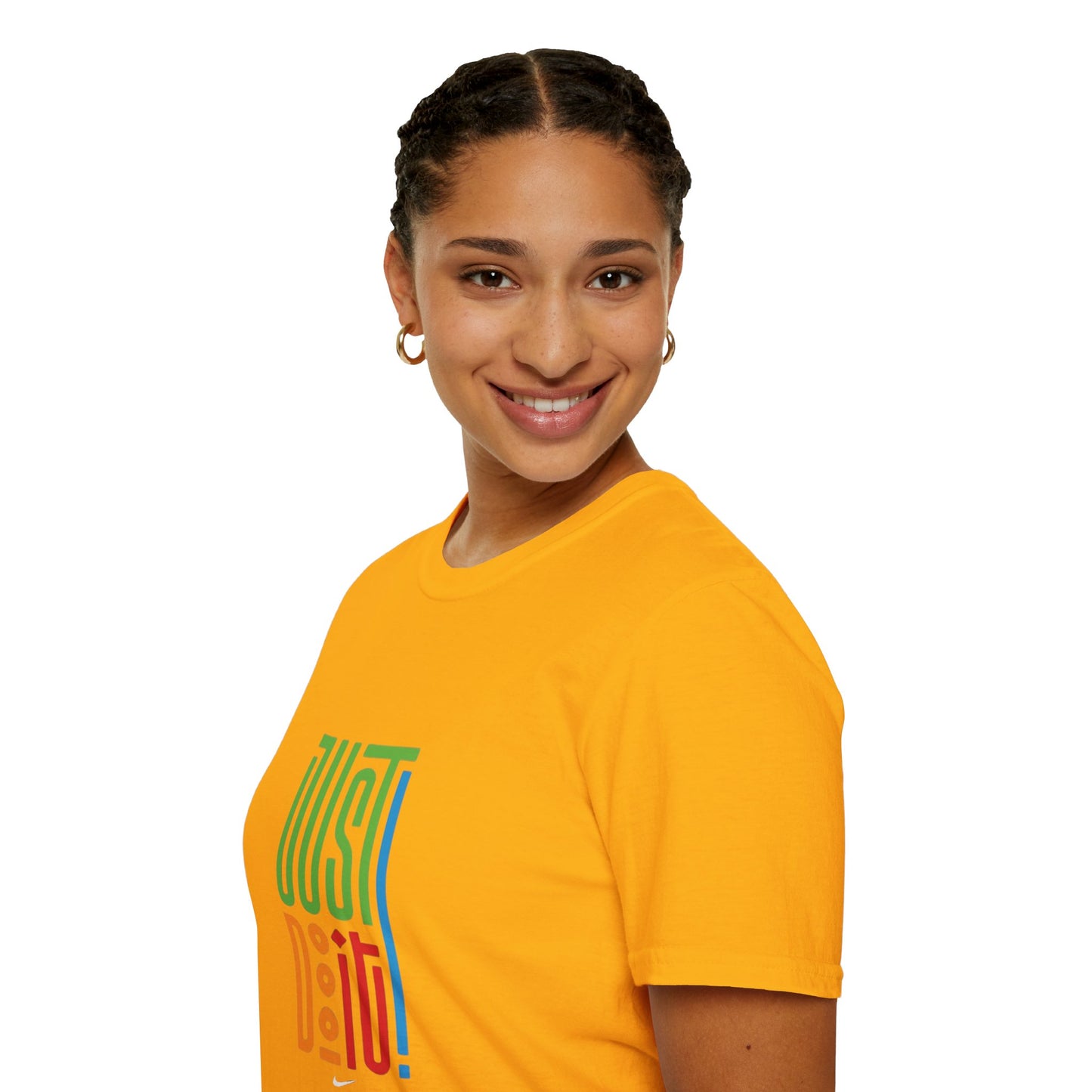Colorful 'Just Do It' Unisex Softstyle T-Shirt - Motivational Tee for Everyday Wear
