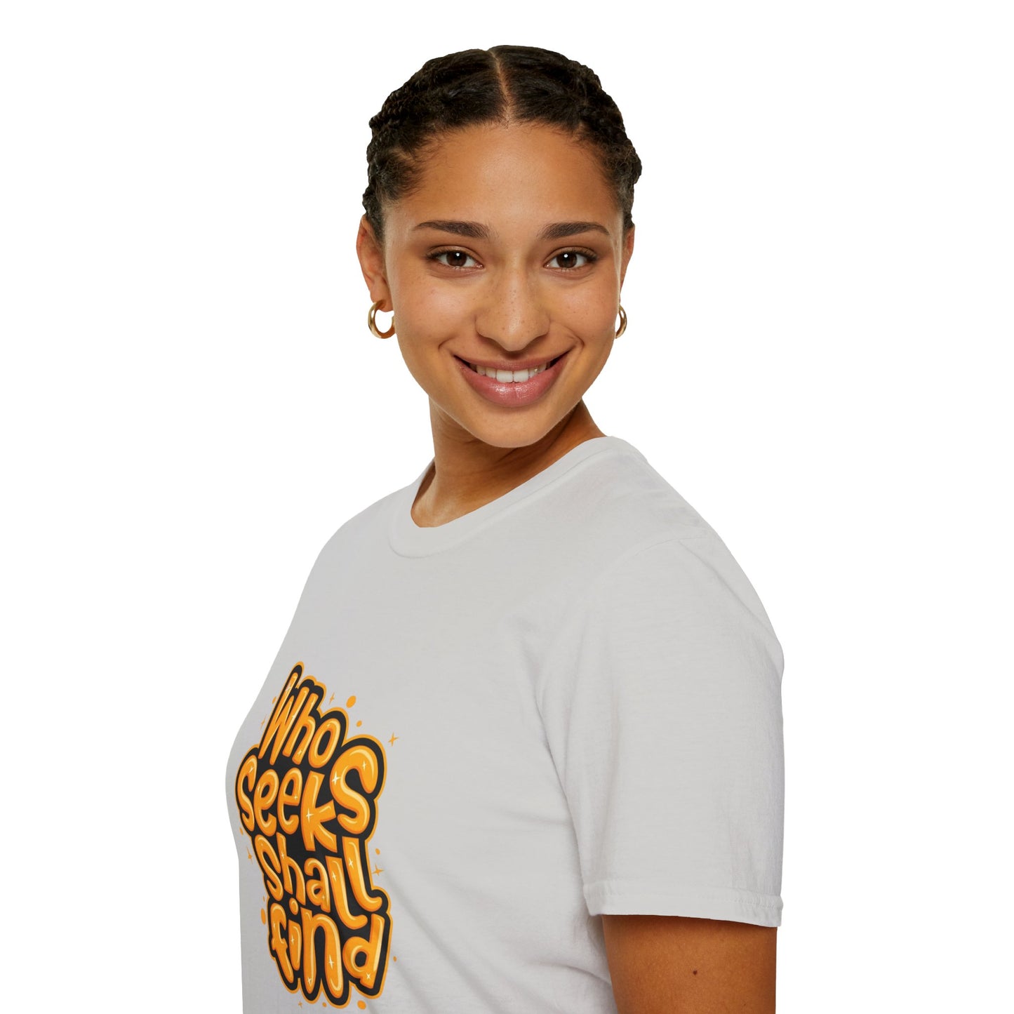 Unisex Organic Cotton Softstyle T-Shirt displayed in vibrant colors, showcasing eco-friendly and stylish casual wear.