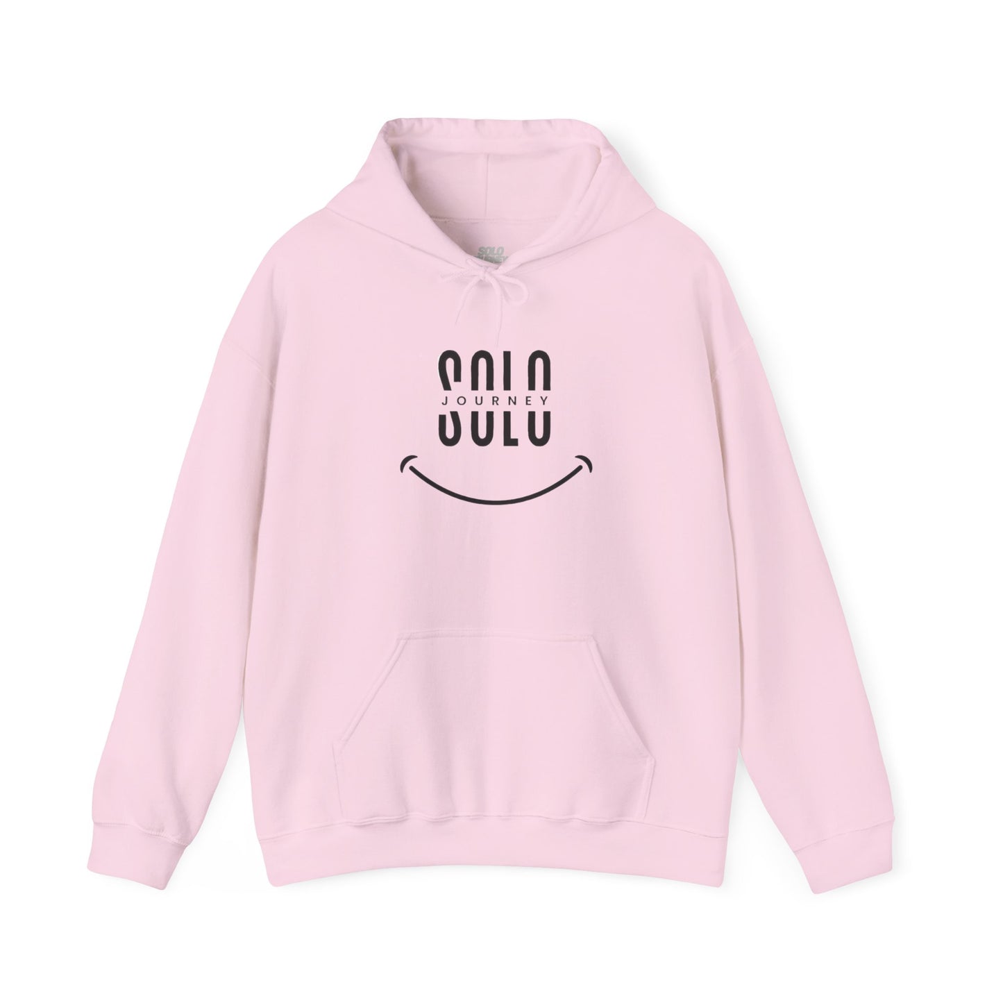 Solo Journey Oversized Boho Hoodie - Vintage Aesthetic Pullover in Organic Cotton showcased in a stylish outdoor setting.