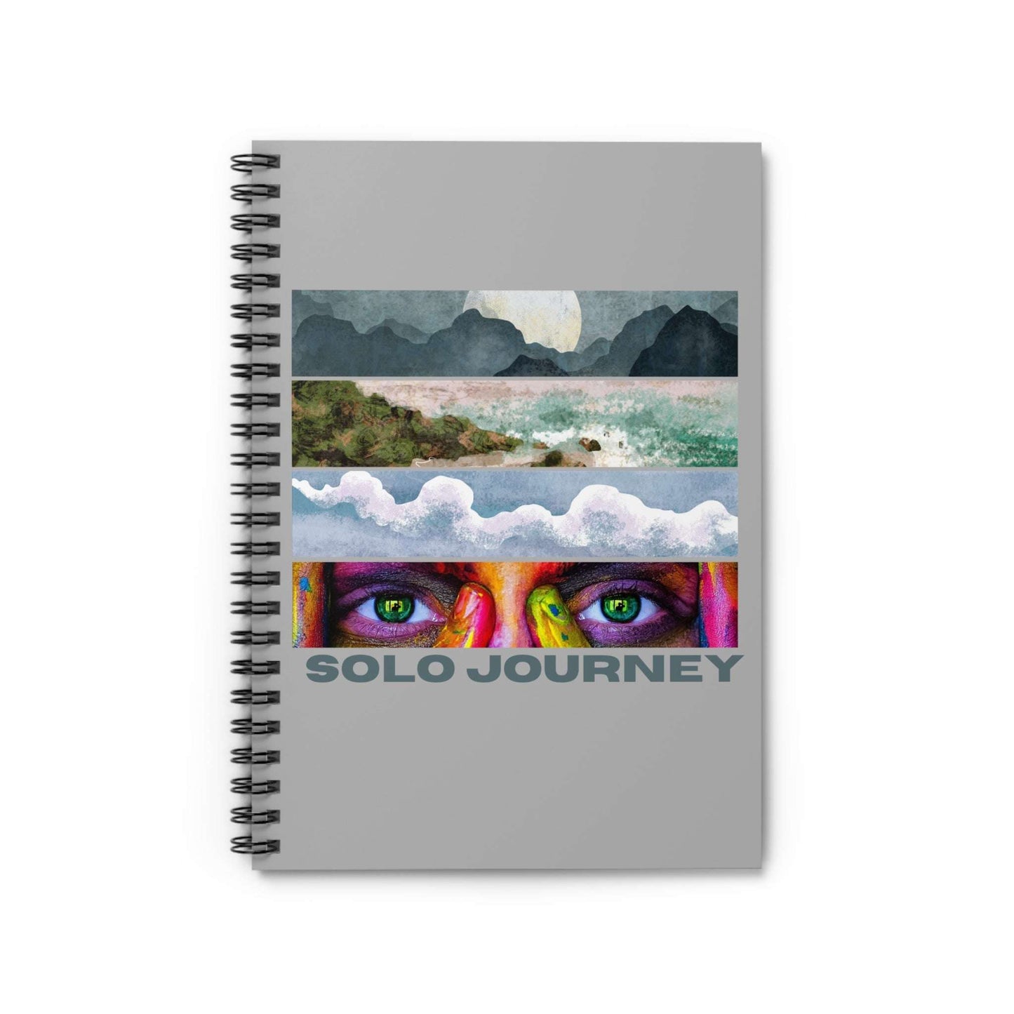 Journey Diary Notebook - Ruled Line, Inspirational Journal, Daily AspiShopping lists, school notes or poems - 118 page spiral notebook with ruled line paper is a perfect companion in everyday life. The durable printed cover makes the oSolo JourneyJourney Diary Notebook