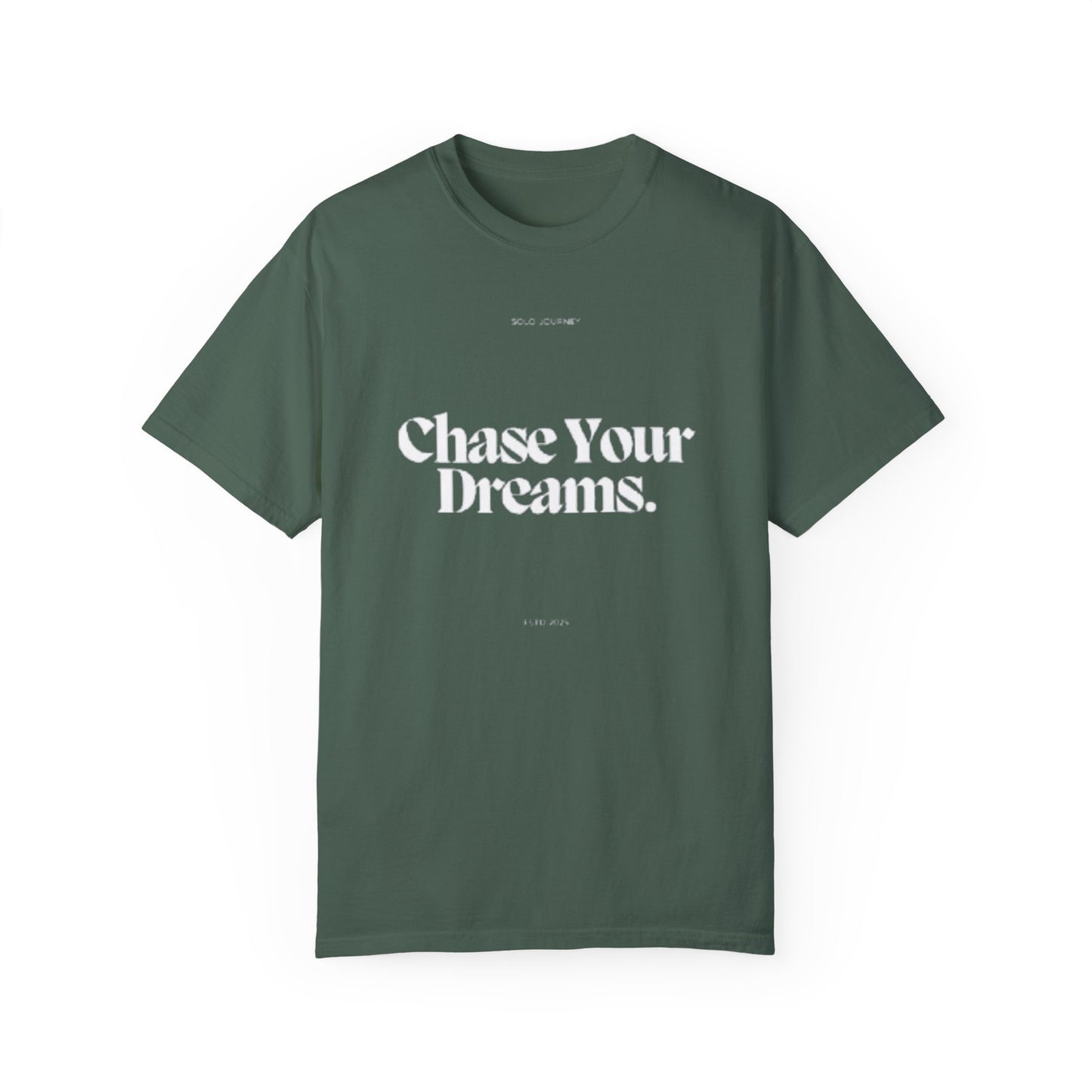 Chase Your Dreams Vintage Aesthetic Pullover showcasing an eco-friendly oversized boho t-shirt design.
