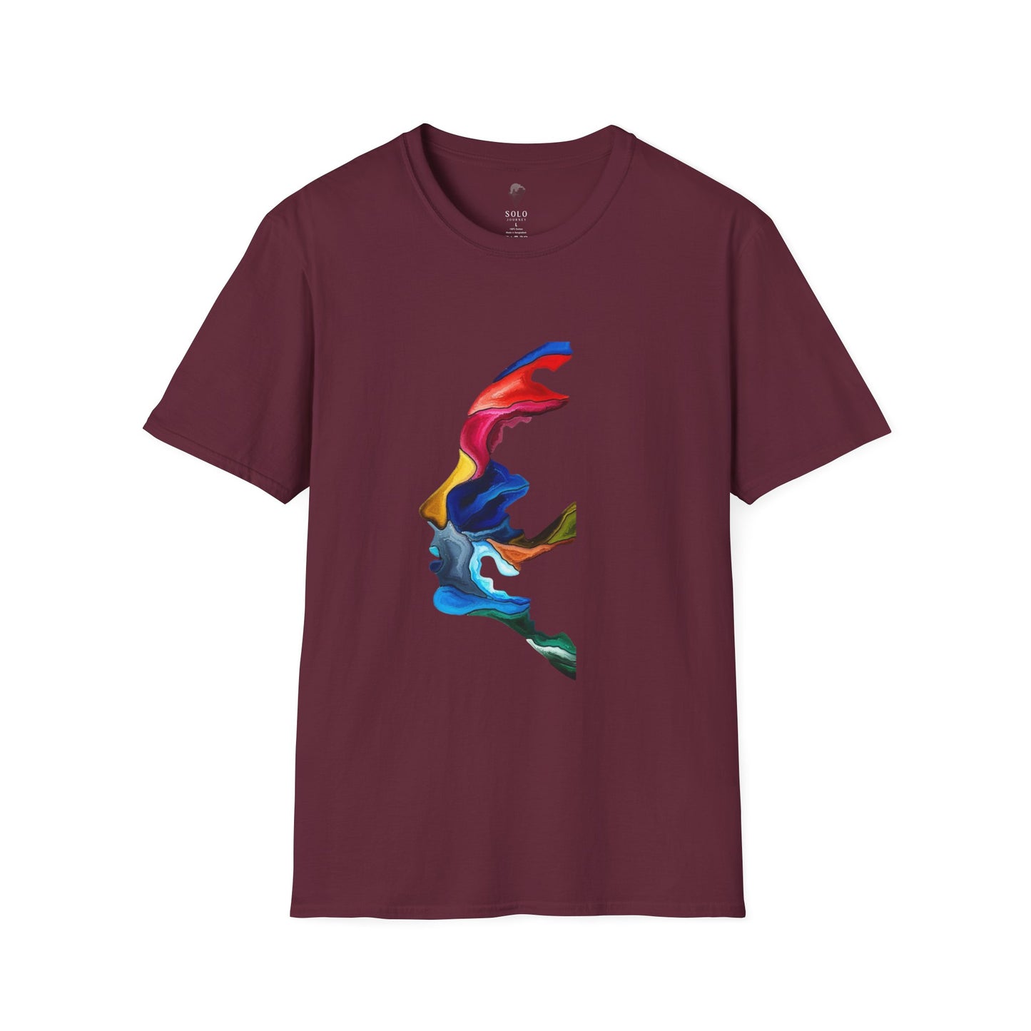Face Art Masterpiece- Unisex Softstyle Sustainable T-Shirt