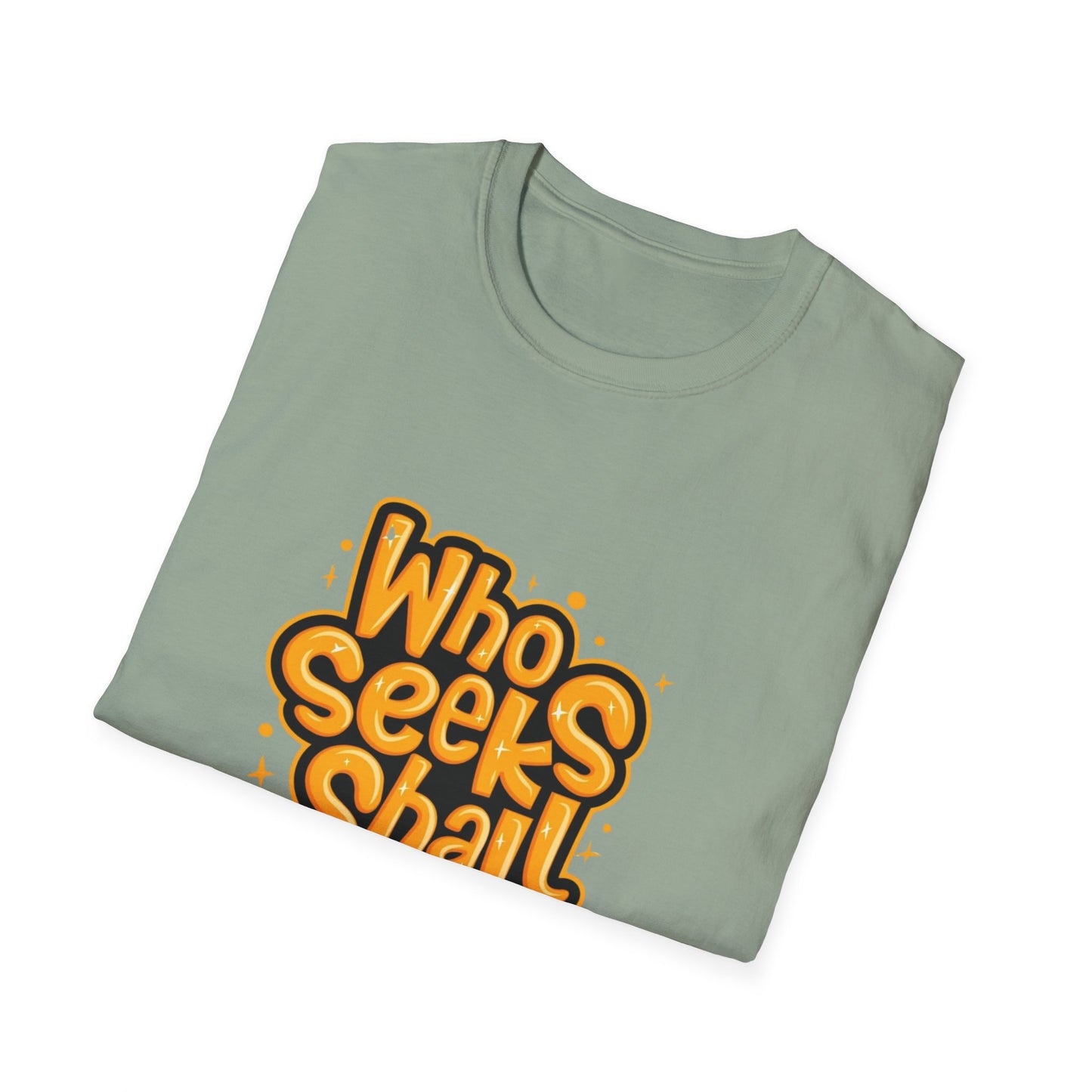 Detailed view of the breathable fabric of Unisex Organic Cotton Softstyle T-Shirt, designed for comfort and sustainability.