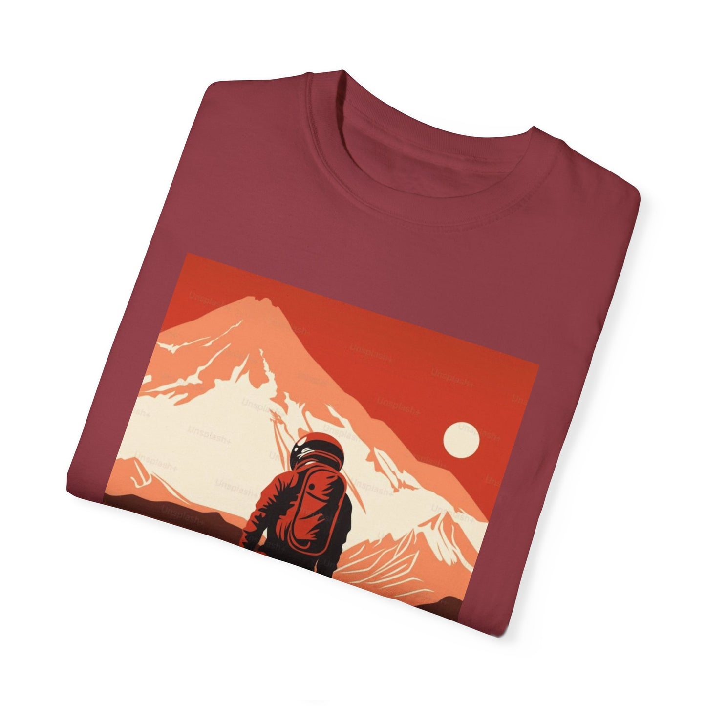Group of friends wearing Man On Mars Graphic T-Shirts at a festival, demonstrating its versatile and stylish boho appeal.