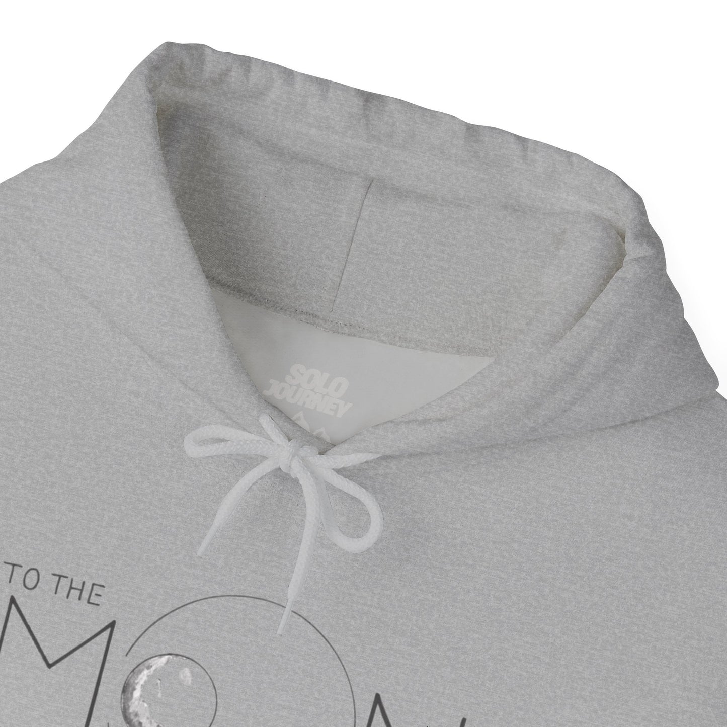 To The Moon! Boho Western Sweatshirt in soft organic cotton, showcasing a unique holiday graphic design on an oversized pullover.