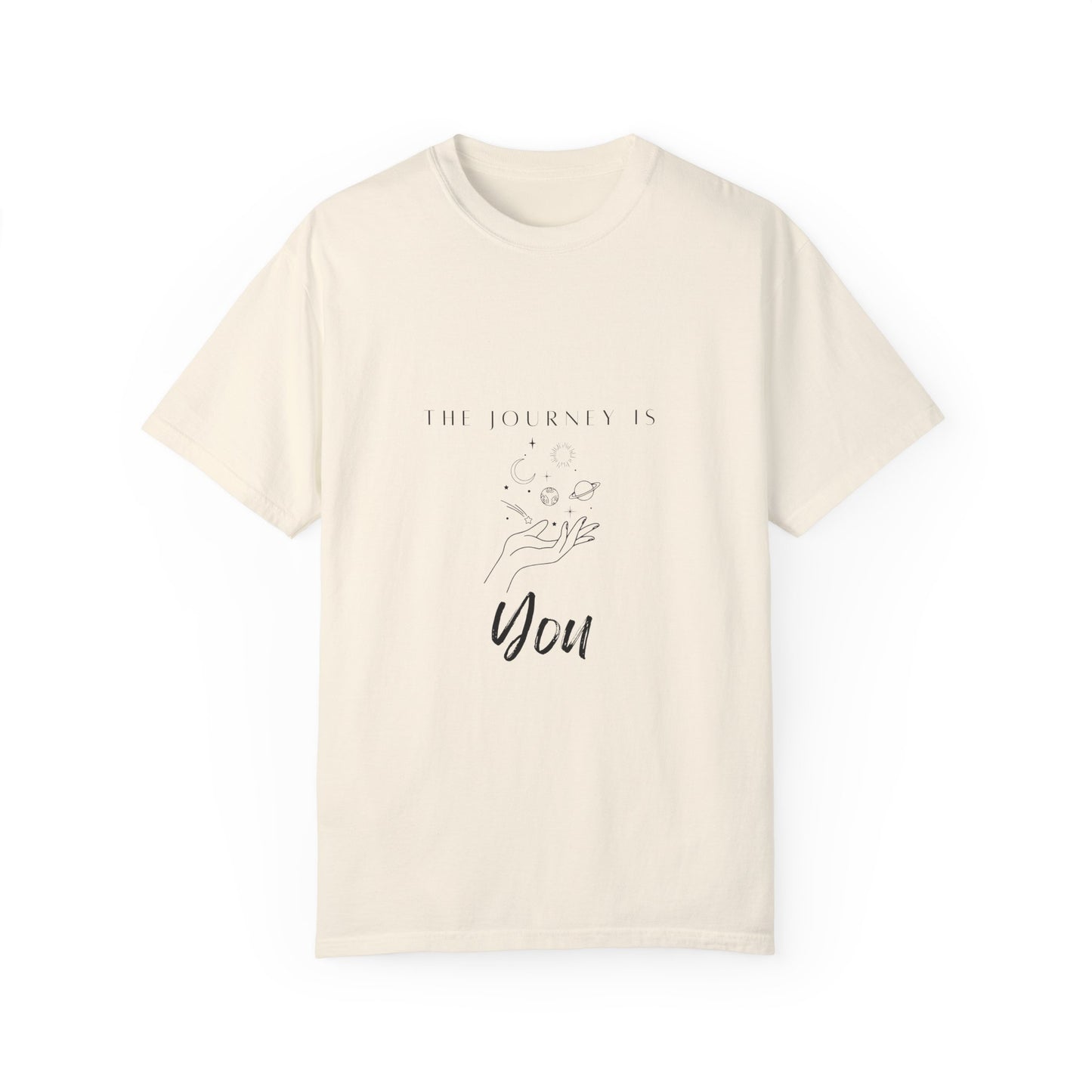 The Journey is you - Vintage Aesthetic Outfit Pullover, Oversized Boho Tshirt 17