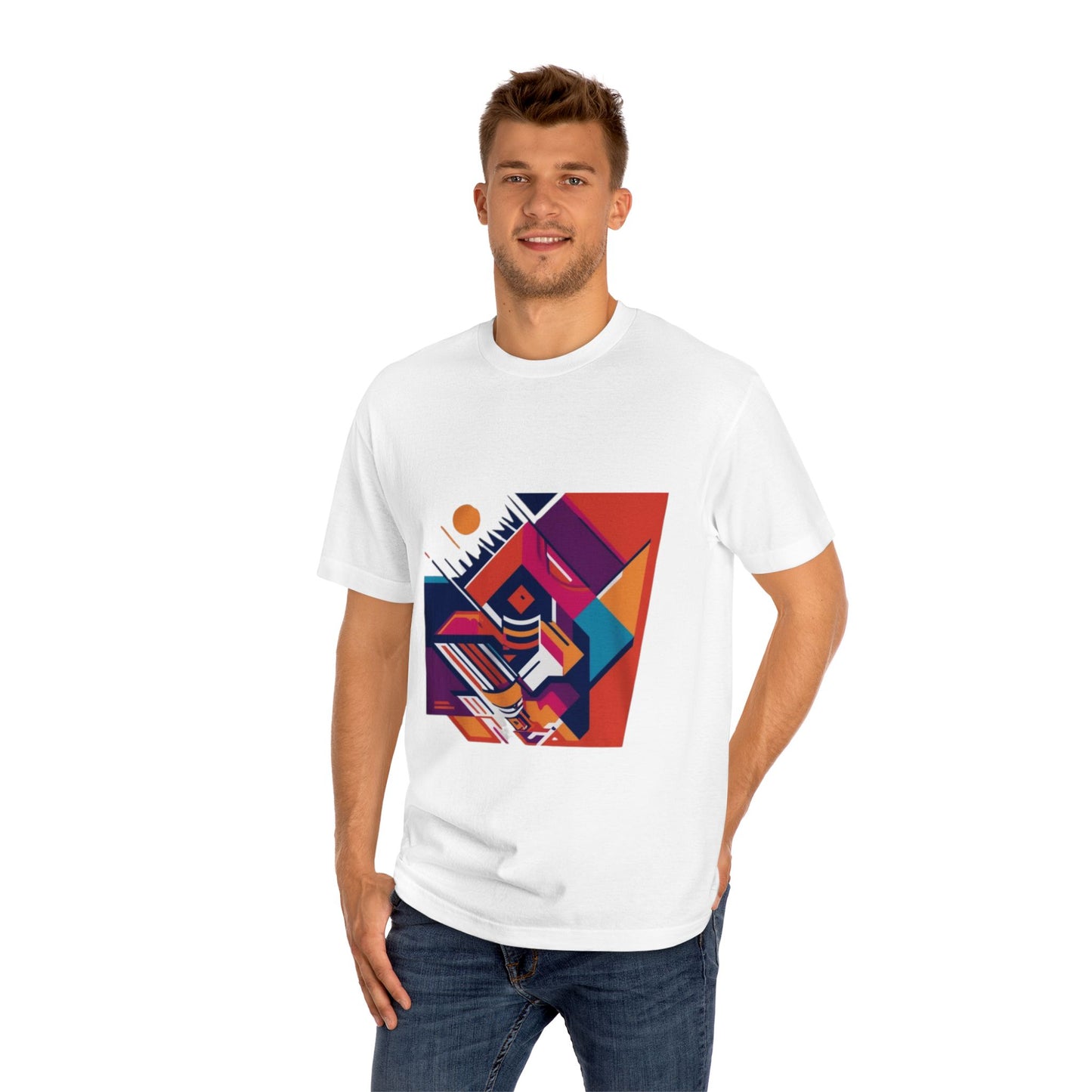 Unisex Organic Cotton Classic Tee in vibrant color - Soft, breathable, and eco-friendly style for all occasions.