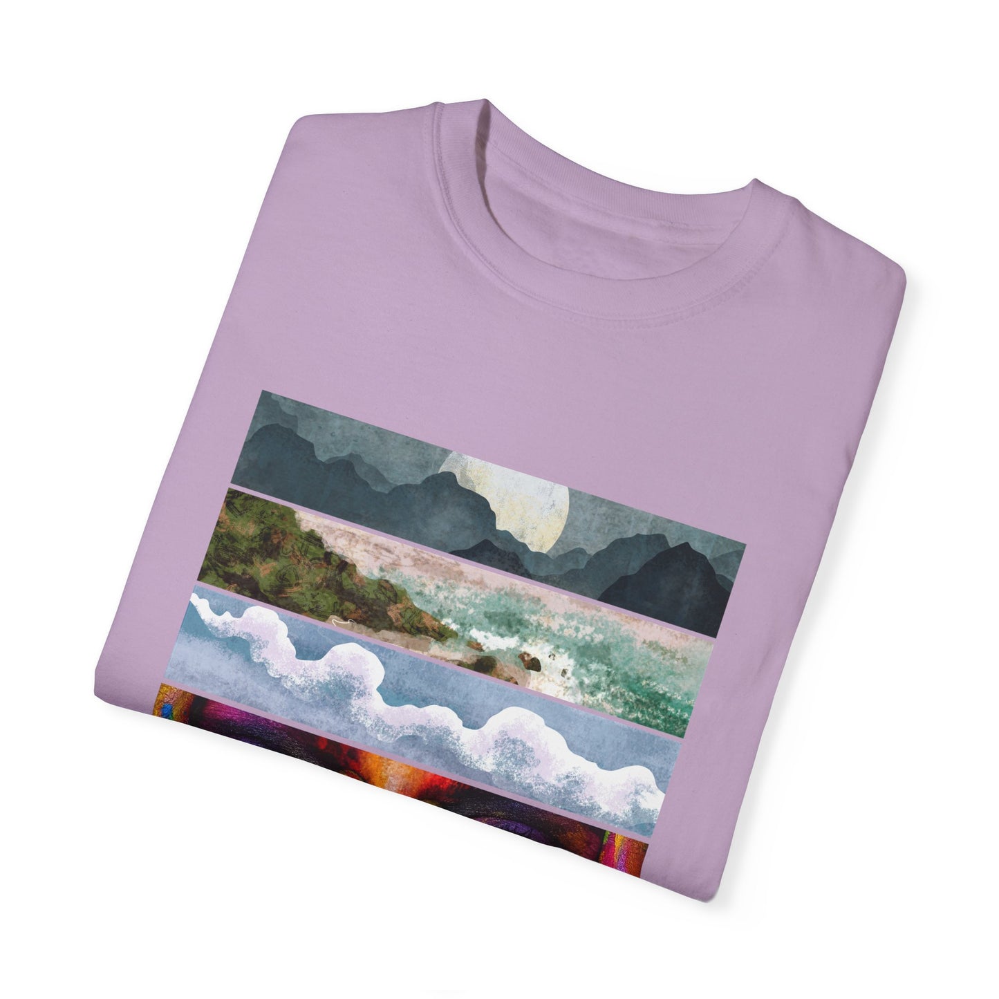 Vintage Aesthetic Oversized Boho T-Shirt 07 in eco-friendly organic cotton, featuring a bold graphic design perfect for casual outfits.
