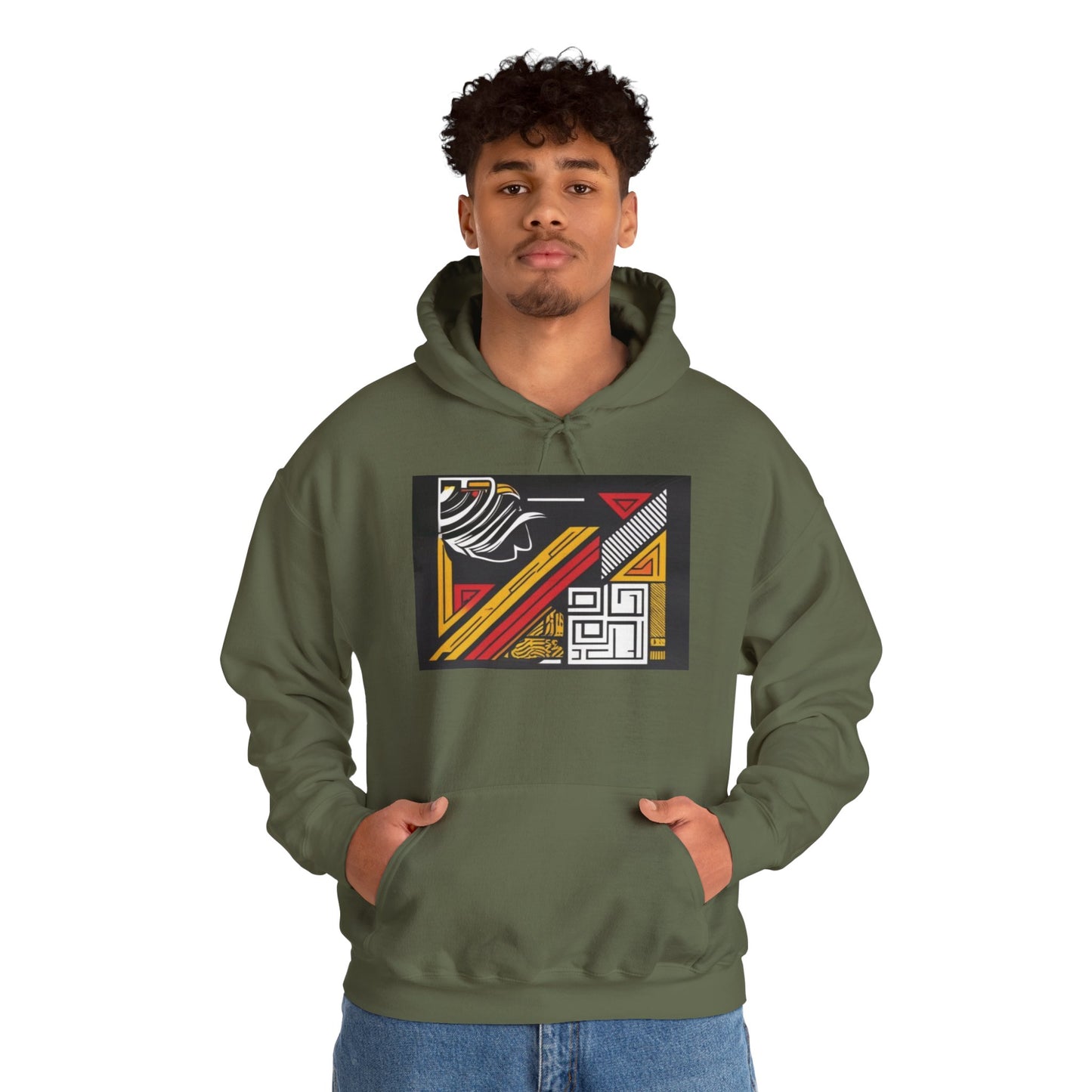 Group of friends wearing the Vintage Aesthetic Oversized Boho Hoodie - Eco-Friendly Organic Cotton Pullover at a casual outdoor event.