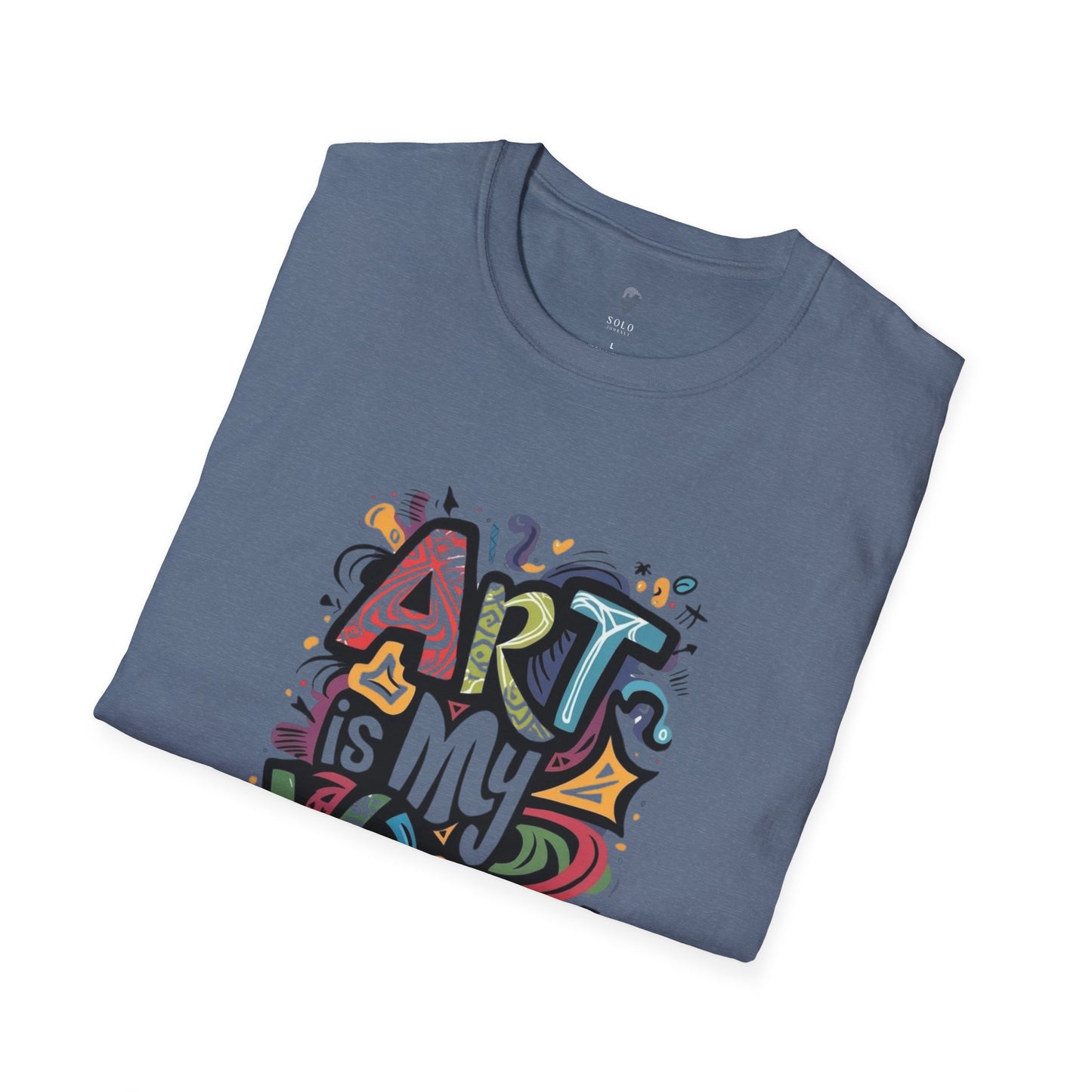 Expressive Art Is My Voice - Unisex Sustainable Graphic T-Shirt