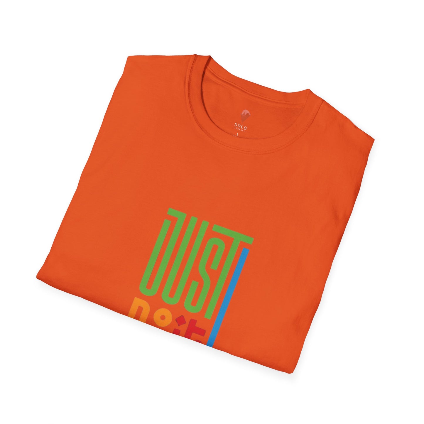 Colorful 'Just Do It' Unisex Softstyle T-Shirt - Motivational Tee for Everyday Wear