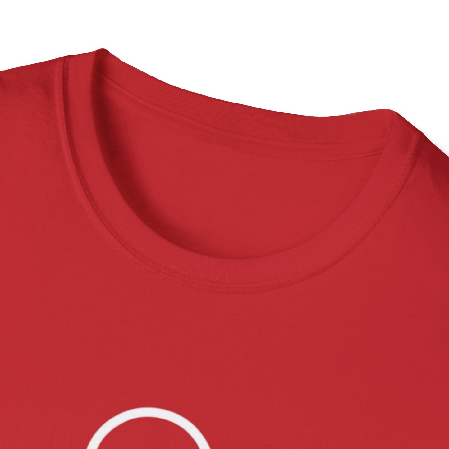 Casual scene featuring the Unisex Softstyle T-Shirt - Eco-Friendly 100% Cotton Minimalist Graphic Tee for Casual Wear worn during a summer festival.