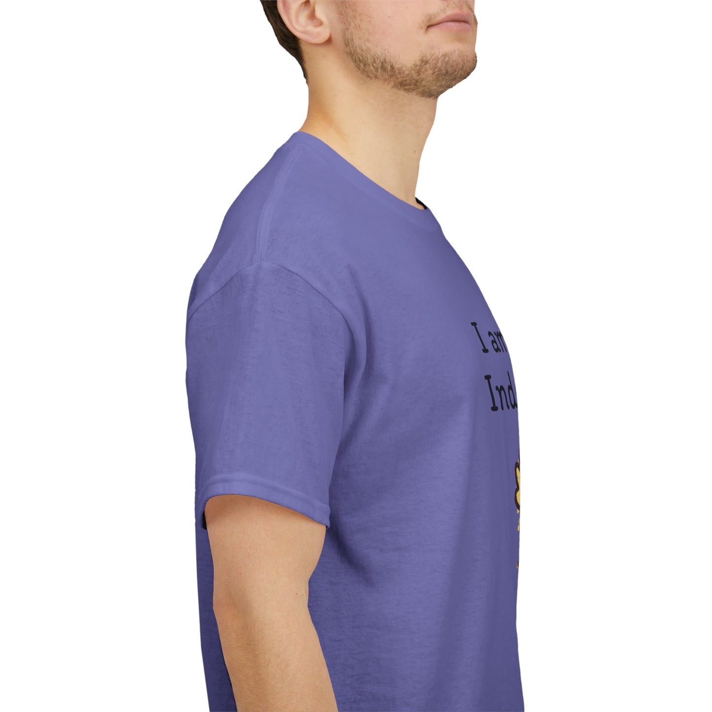 Empowering Chick Graphic Unisex Heavy Cotton Tee - "I am strong. Independent."