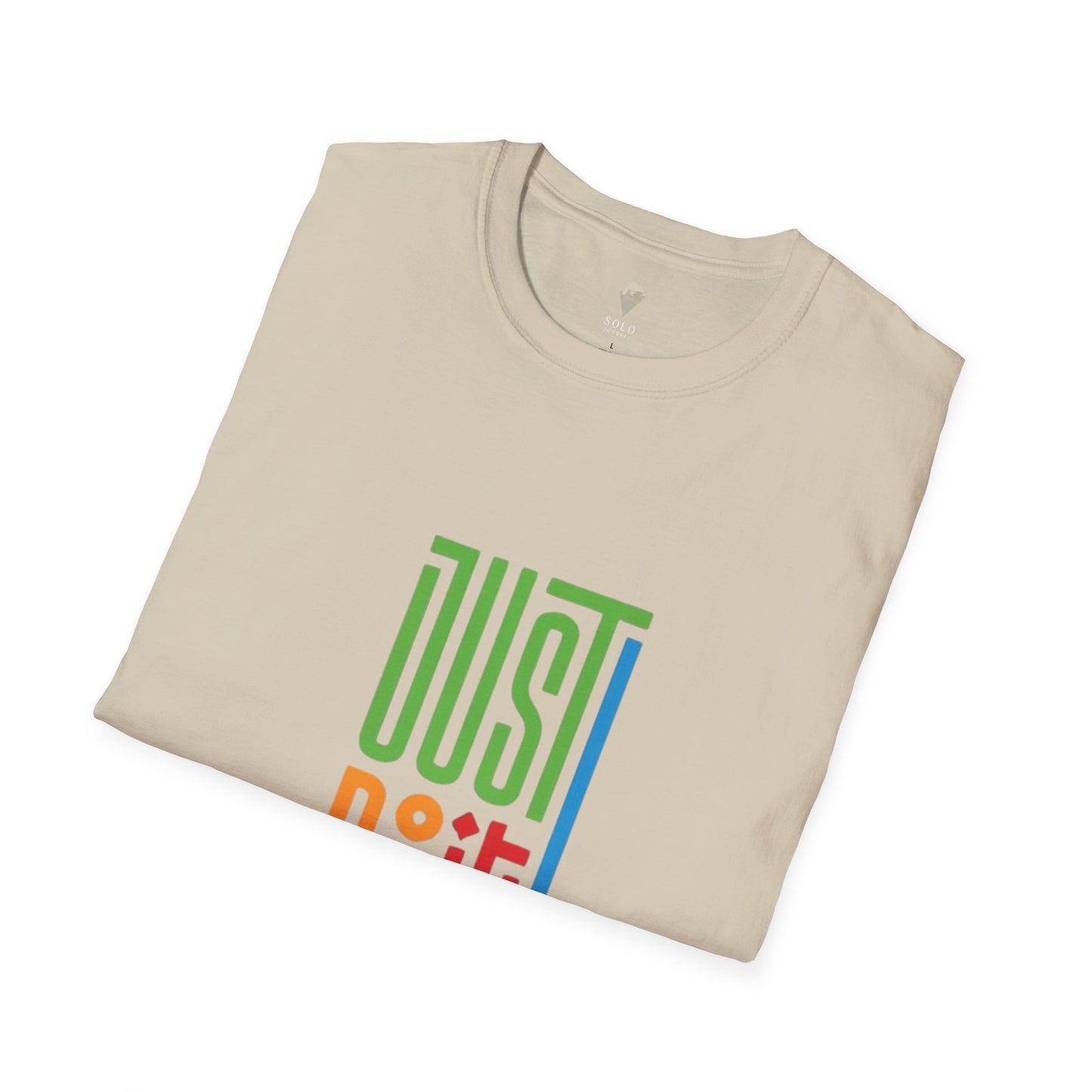 Colorful 'Just Do It' Unisex Softstyle T-Shirt - Motivational Tee for Everyday Wear
