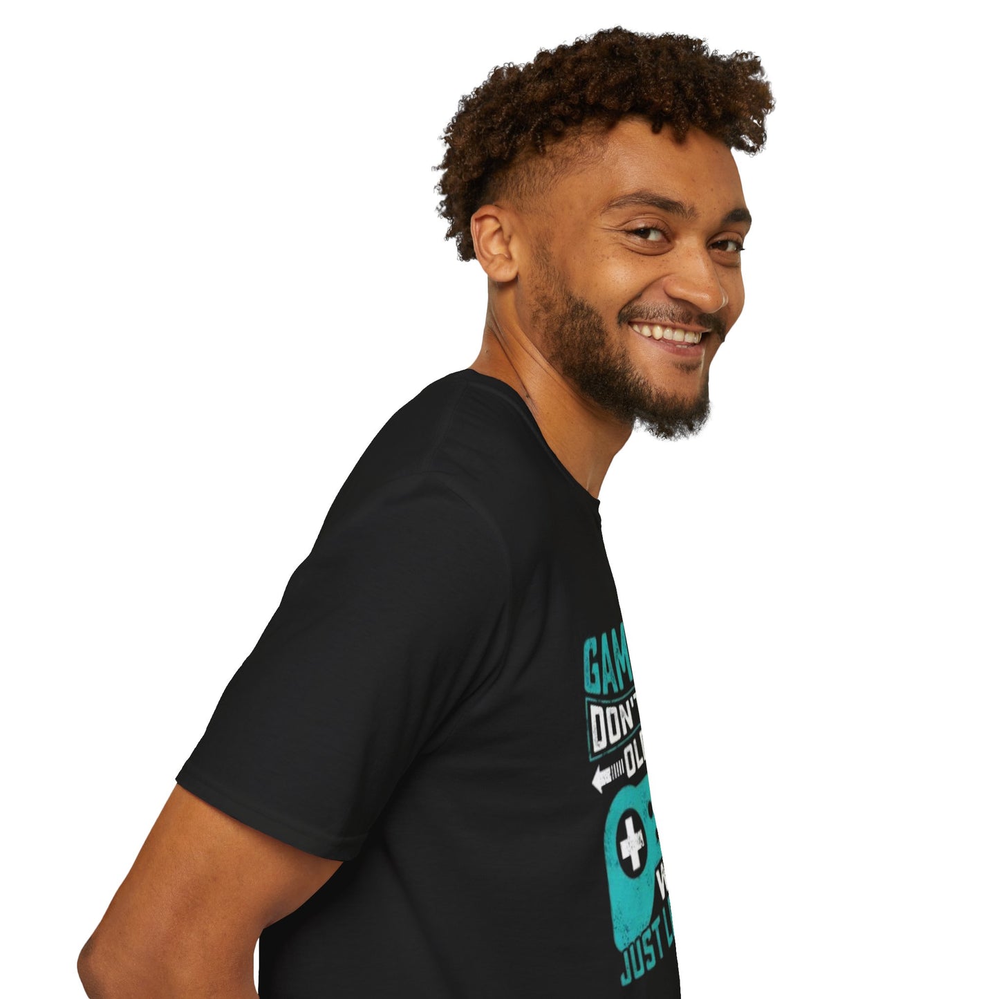 Close-up of Unisex Organic Cotton Softstyle T-Shirt - Eco-Friendly, Comfortable, Stylish Casual Tee showcasing the soft organic cotton fabric.