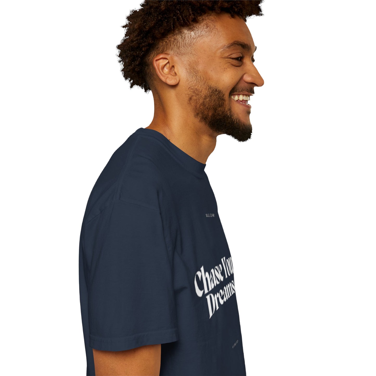 Chase Your Dreams Vintage Aesthetic Pullover featuring a unique graphic design on an eco-friendly oversized boho t-shirt for comfortable, sustainable fashion.