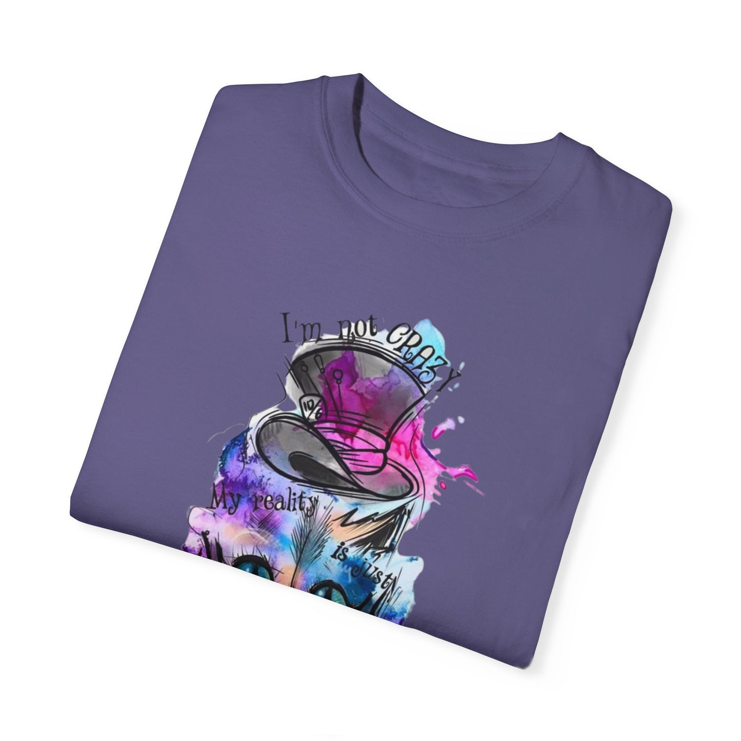 Personalized Cat With A Hat Country Music Graphic T-Shirt displayed on a model outdoors, showcasing eco-friendly organic cotton fabric.