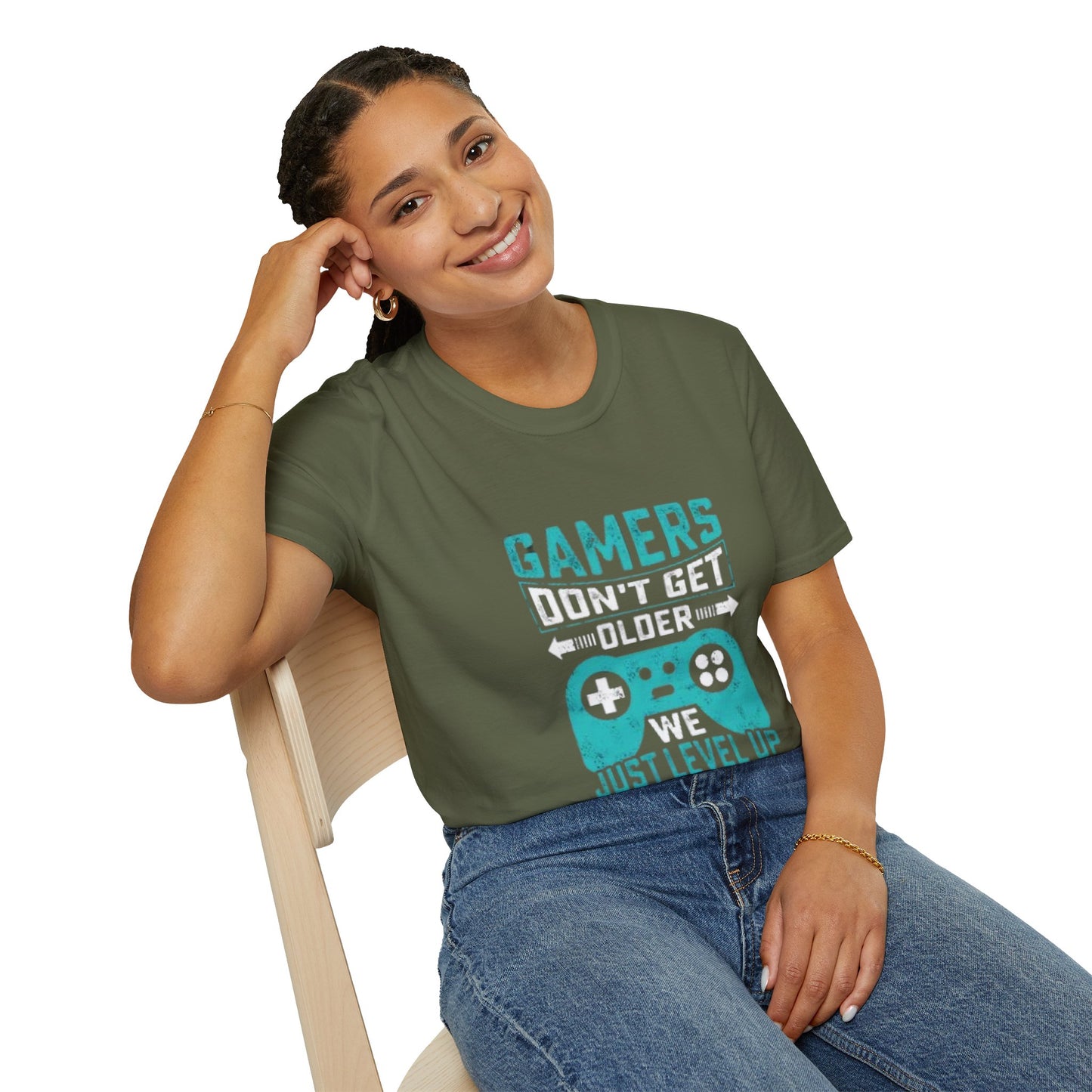 Unisex Organic Cotton Softstyle T-Shirt - Eco-Friendly, Comfortable, Stylish Casual Tee displayed on a hanger showcasing its classic fit.