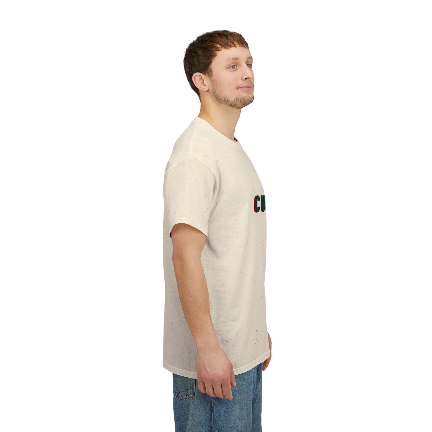Stylish Personalized Unisex Heavy Cotton Tee ideal for work-from-home, with moisture-wicking properties.