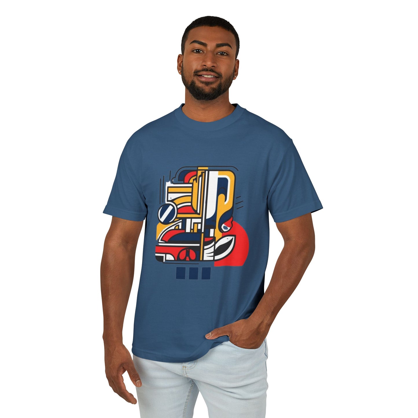 Rick And Morty Futuristic Hub T-Shirt featuring an eye-catching graphic on a unisex organic cotton heavyweight tee.