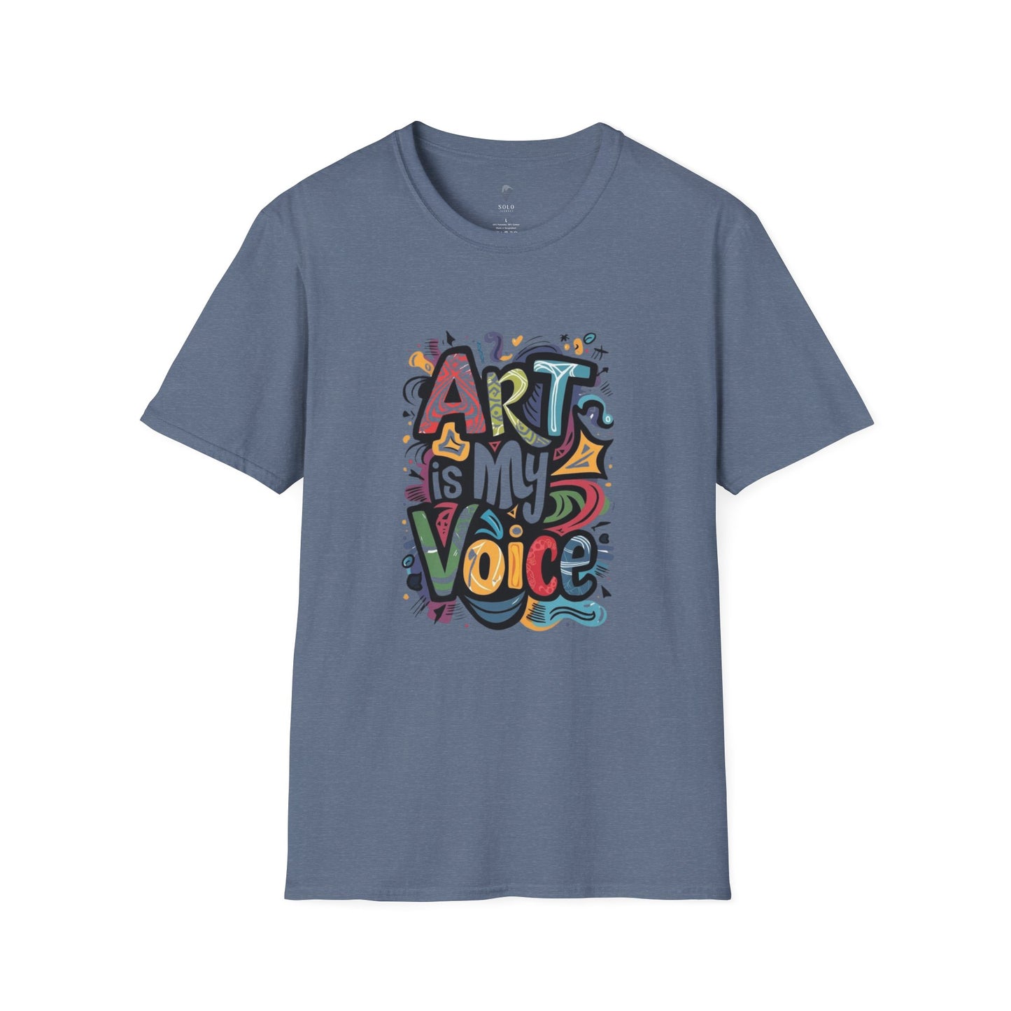 Expressive Art Is My Voice - Unisex Sustainable Graphic T-Shirt
