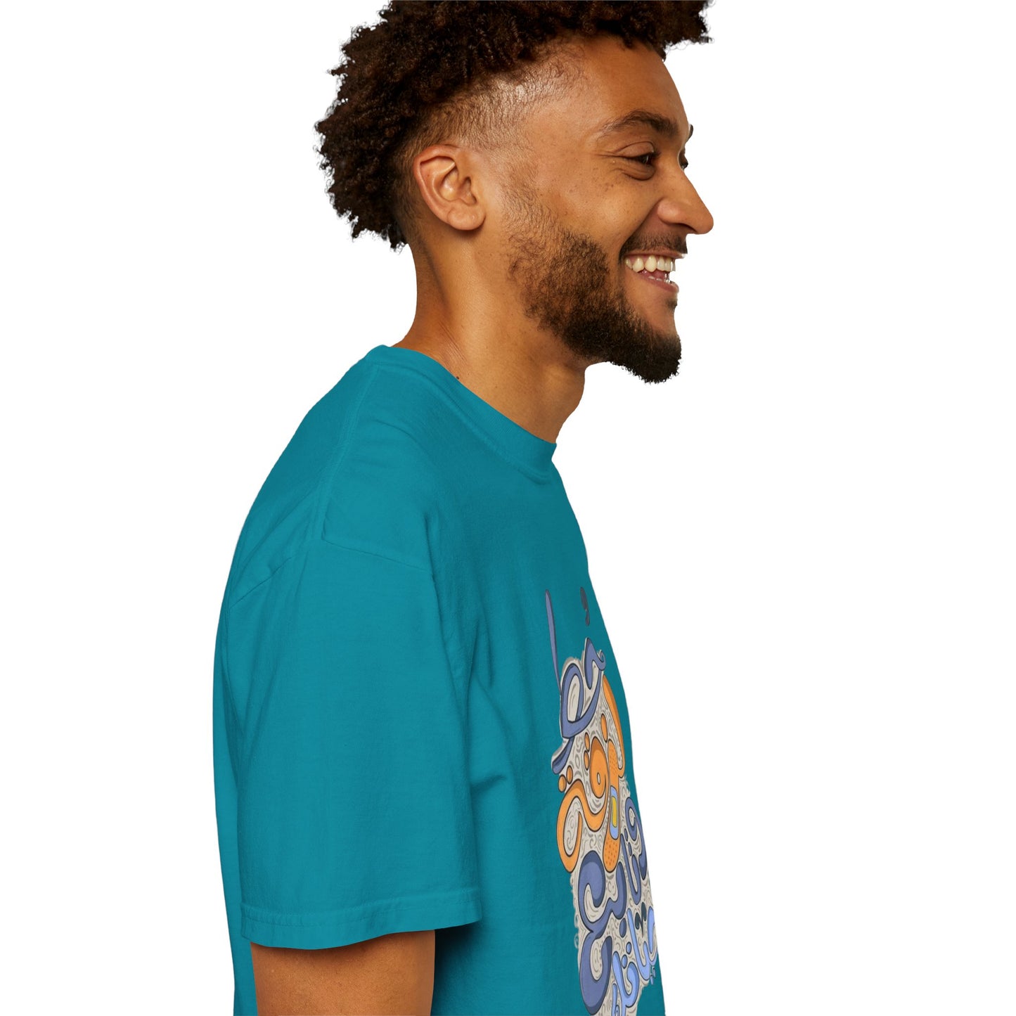 Close-up of the unique hand-drawn design on the Put A Bandaid And Move On Sweatshirt, capturing 90s nostalgia.