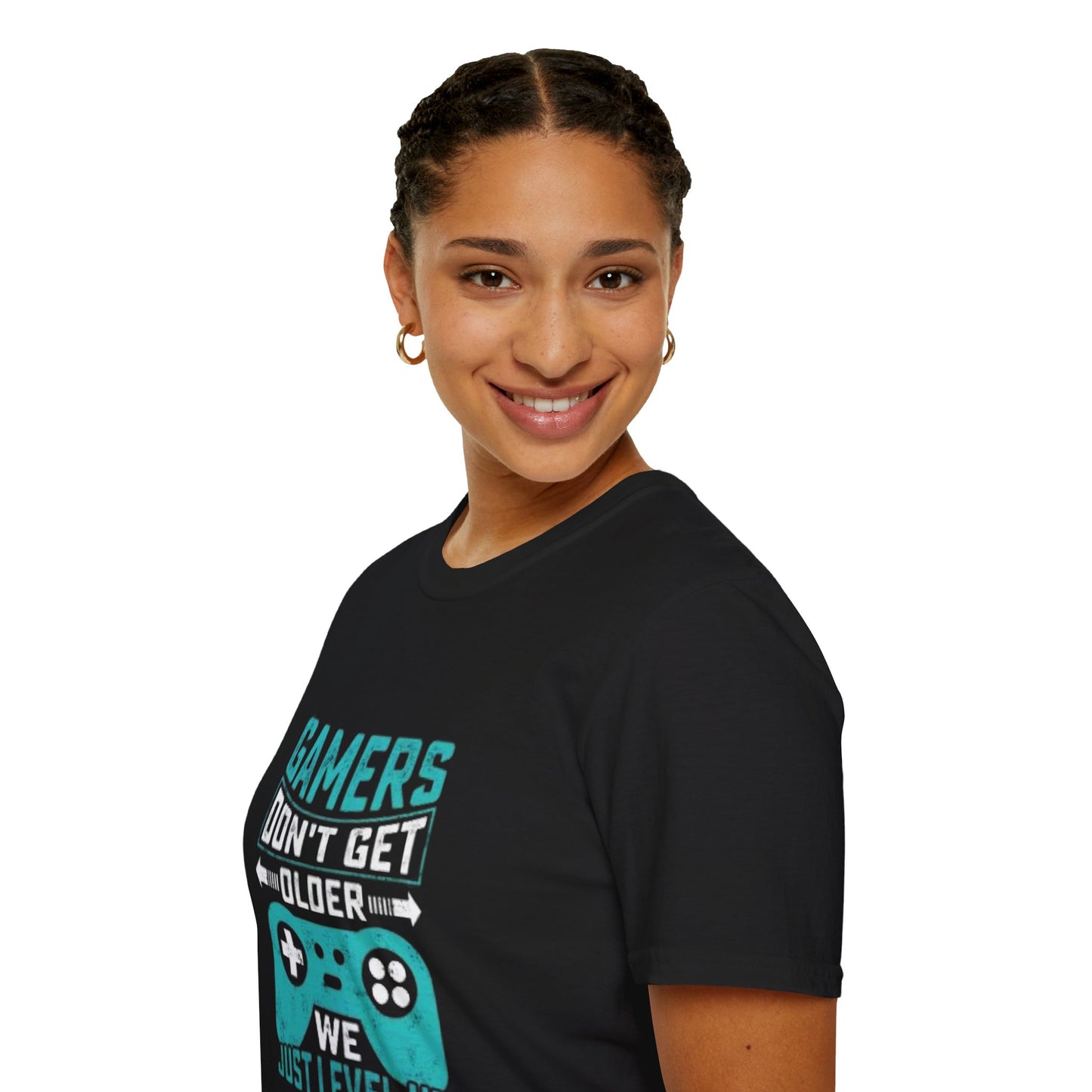 Unisex Organic Cotton Softstyle T-Shirt - Eco-Friendly, Comfortable, Stylish Casual Tee styled for a laid-back day out, paired with accessories.