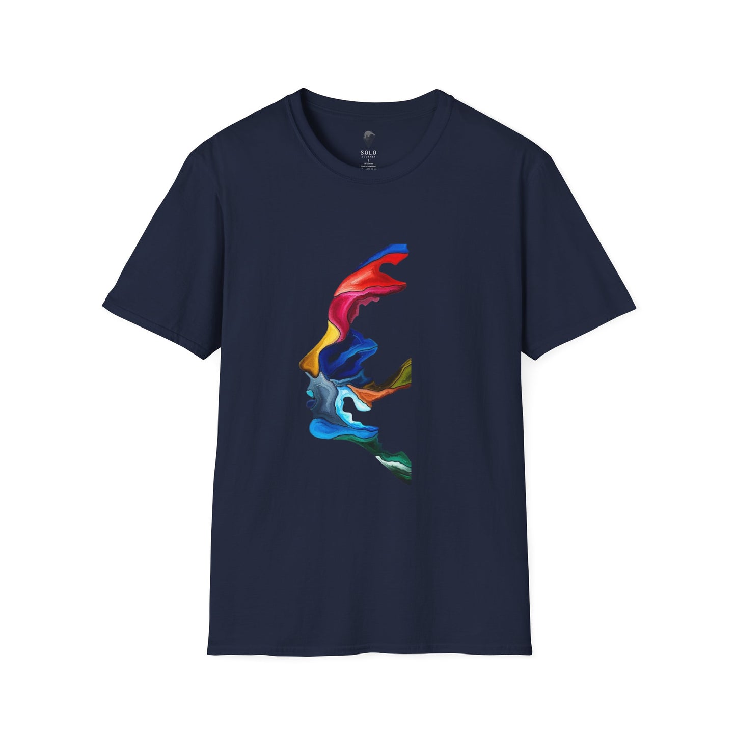 Face Art Masterpiece- Unisex Softstyle Sustainable T-Shirt