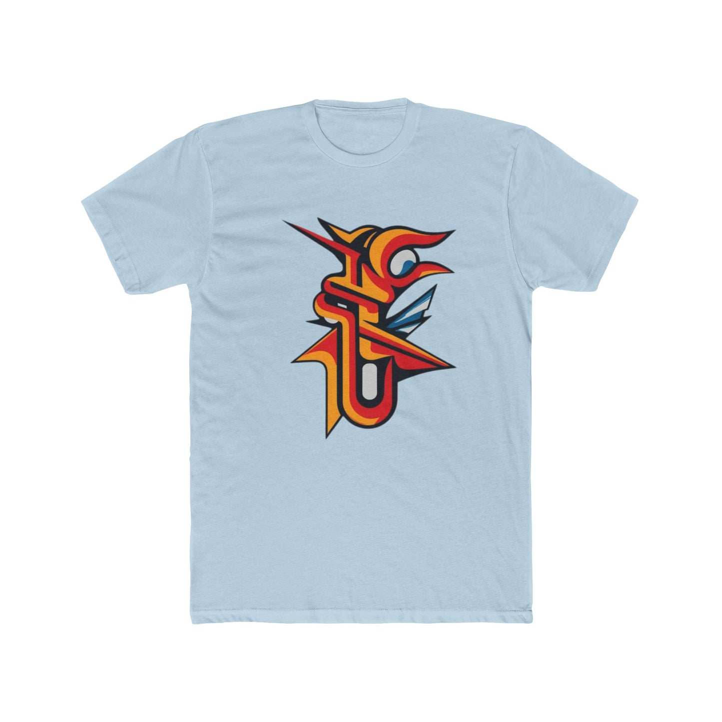 Phoenix Flame Design by Solo Journey - Unisex Cotton Crew Tee