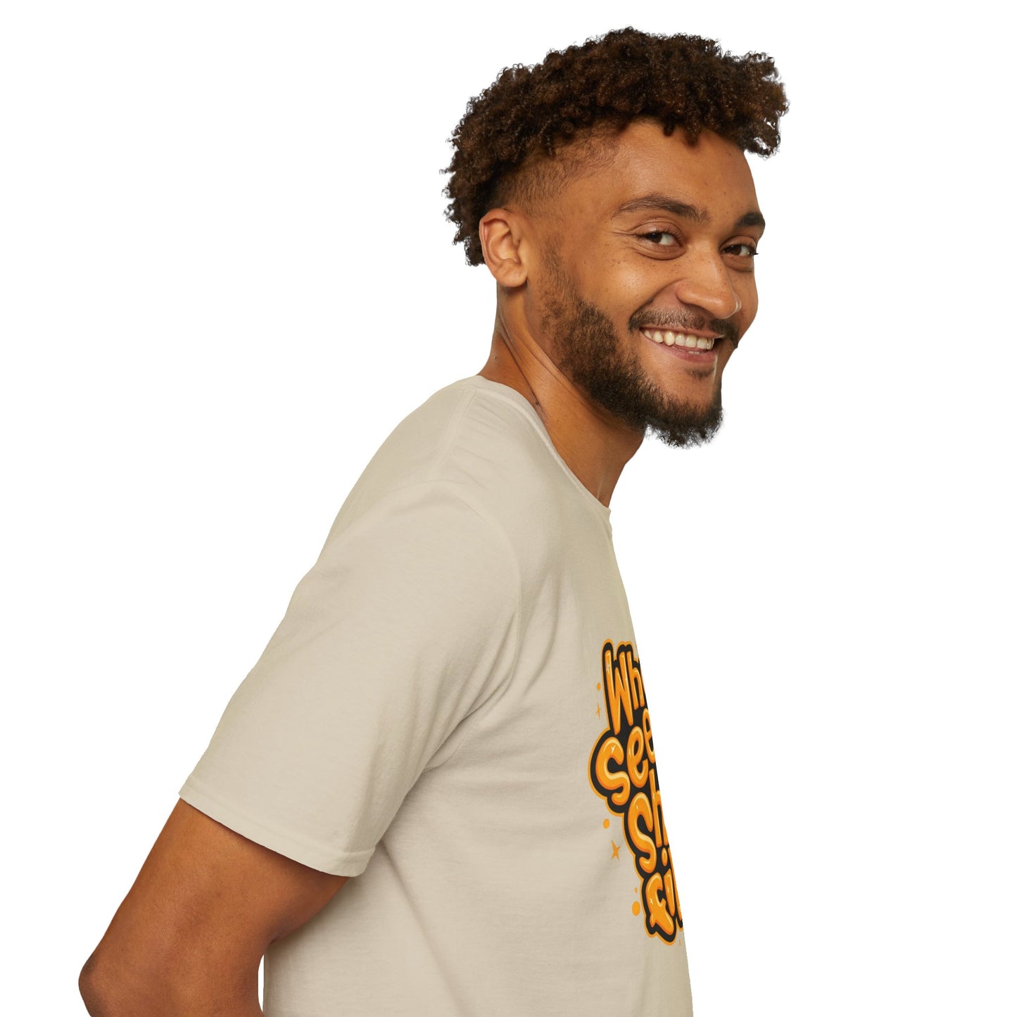 Unisex Organic Cotton Softstyle T-Shirt in various colors, showcasing eco-friendly and stylish casual wear.