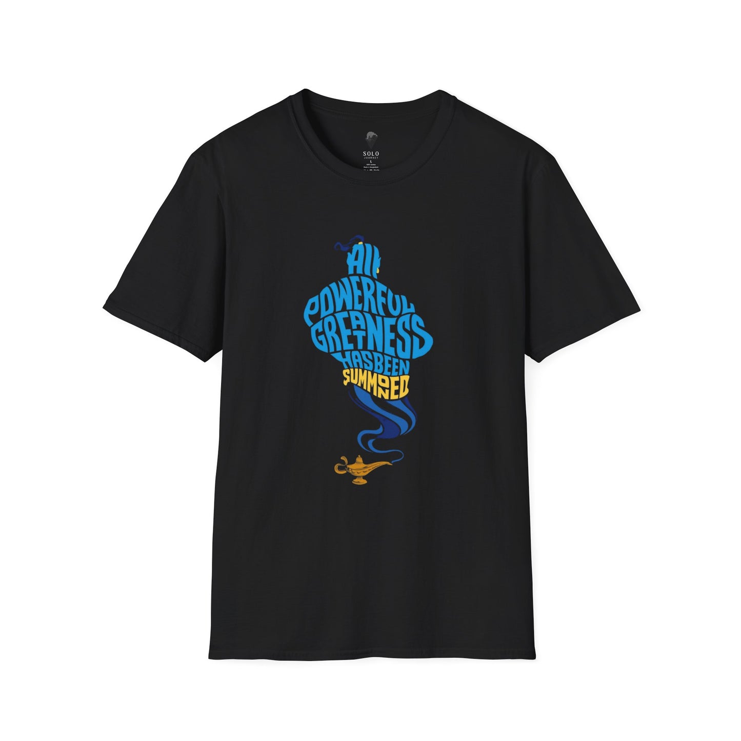 All Powerful Greatness Genie in a Bottle - Unisex Softstyle T-Shirt Art