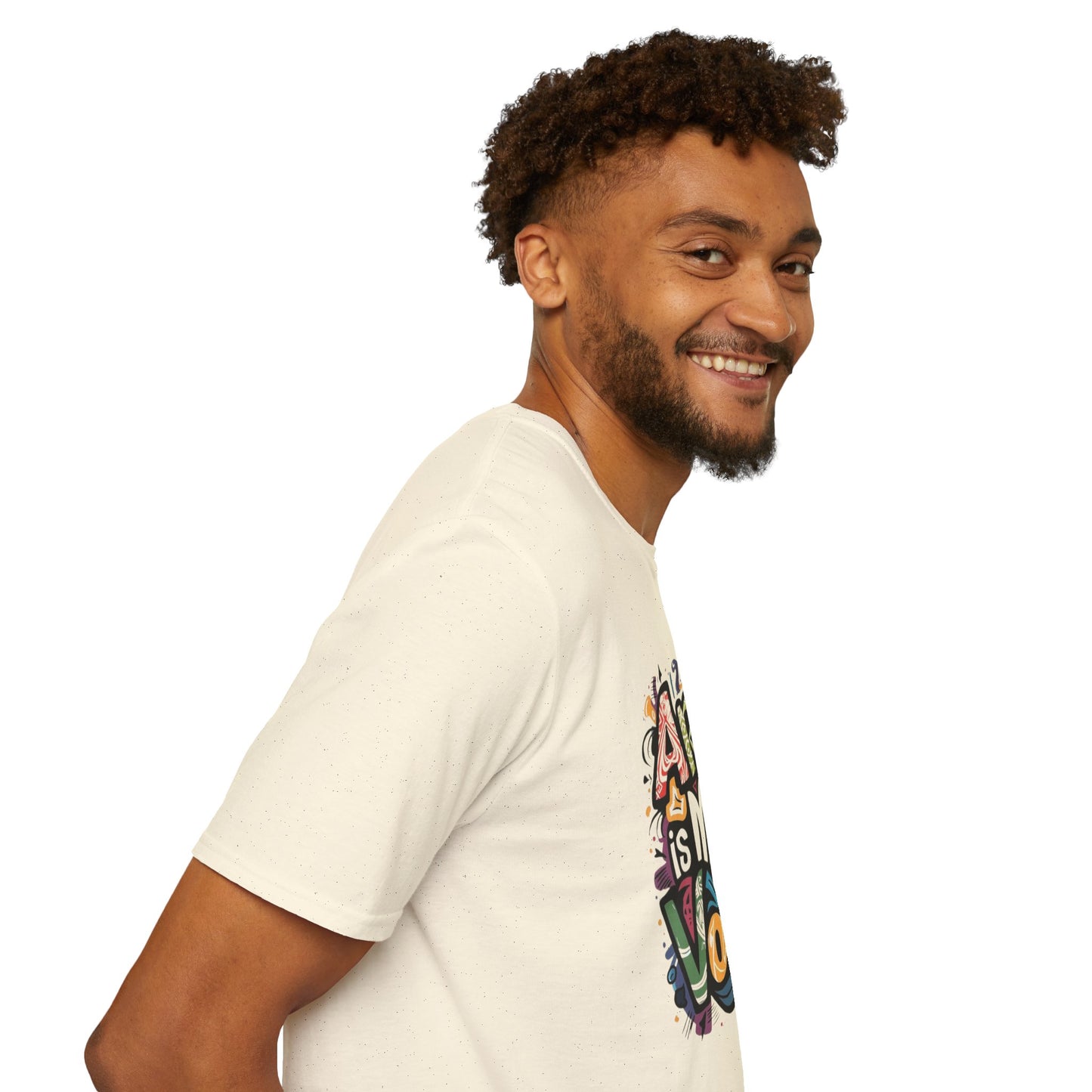 Expressive Art Is My Voice - Unisex Sustainable Graphic T-Shirt