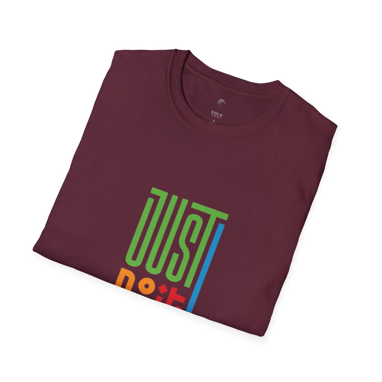 Colorful 'Just Do It' Unisex Softstyle T-Shirt - Motivational Tee for Everyday Wear
