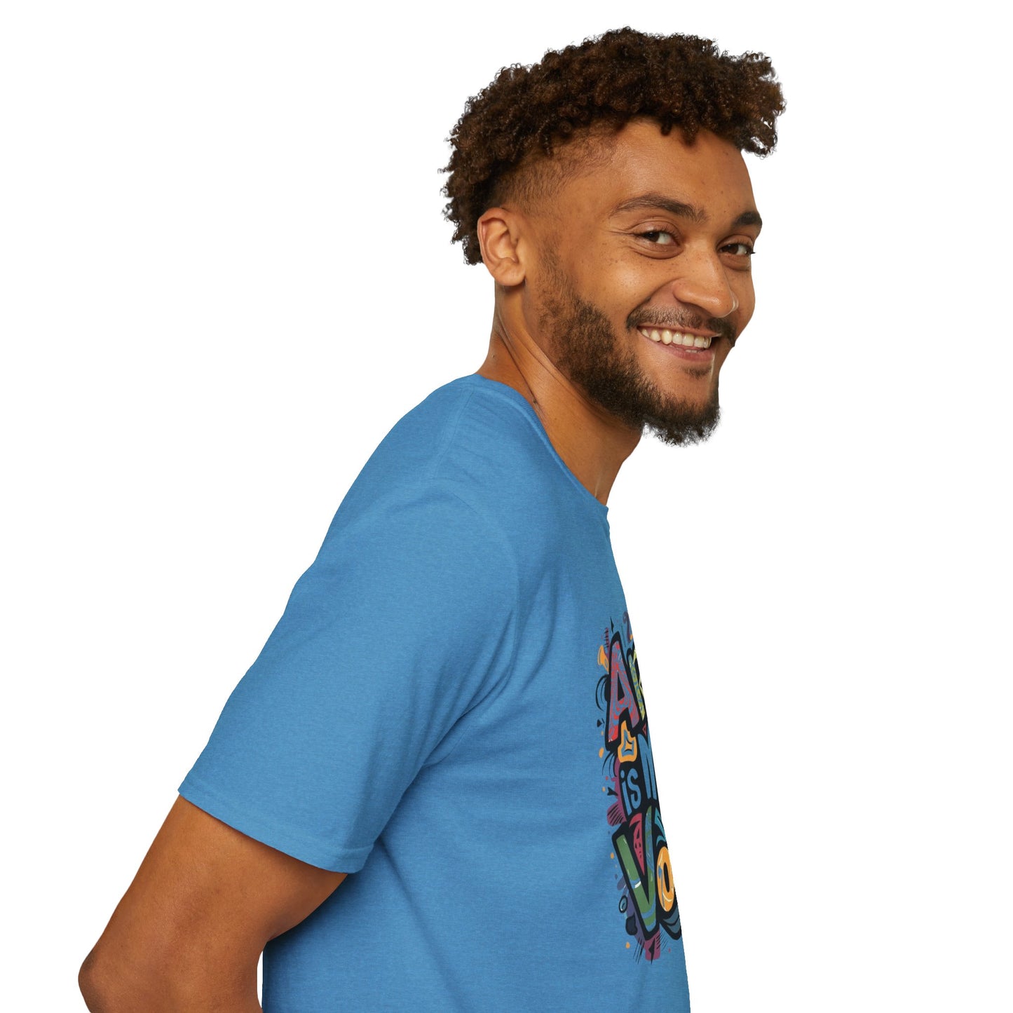 Expressive Art Is My Voice - Unisex Sustainable Graphic T-Shirt