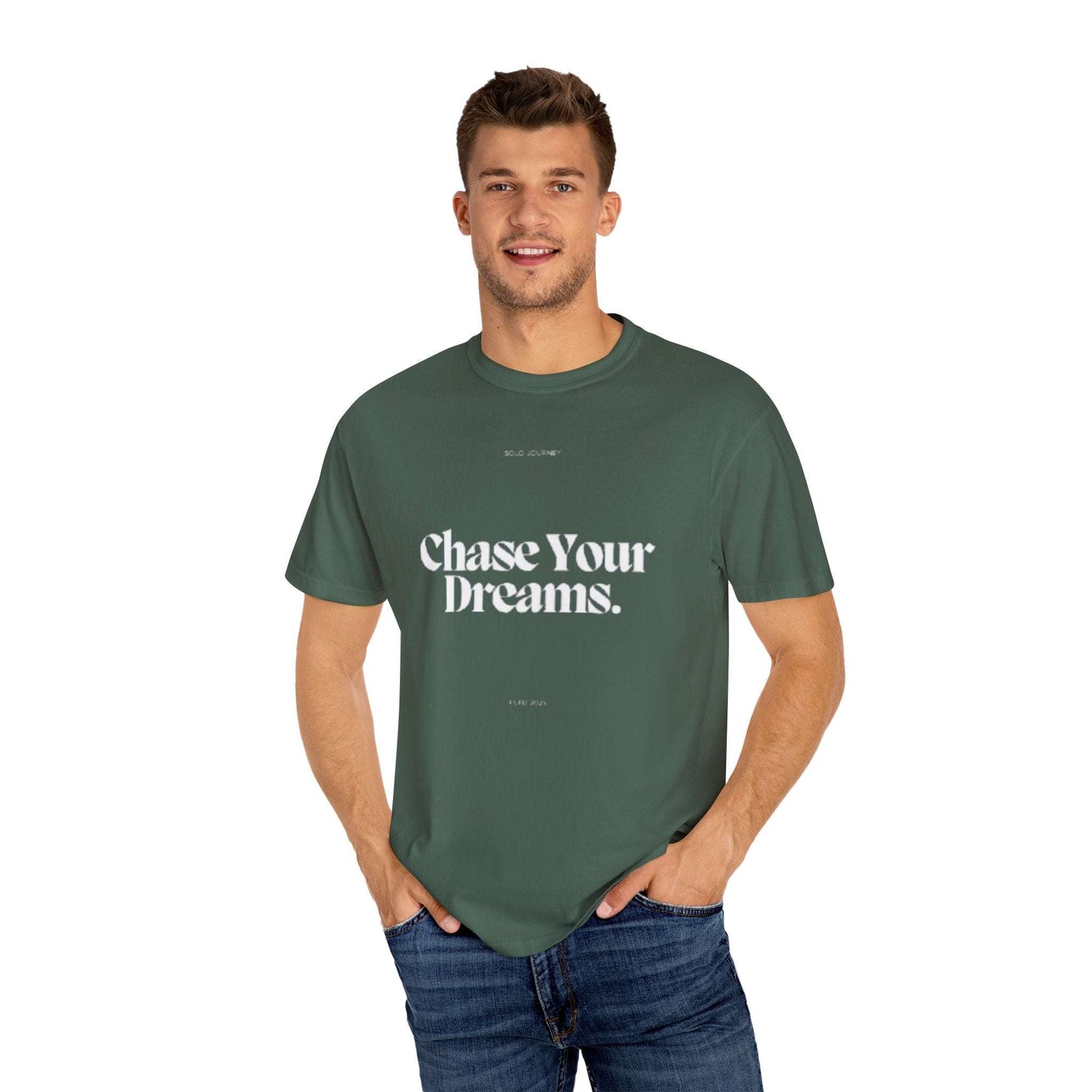 Chase your dreams - Vintage Aesthetic Outfit Pullover, Oversized Boho Our stylish Unisex Softstyle T-Shirt, designed for comfort and versatility. Crafted from high-quality, lightweight ring-spun cotton, this tee feels soft against the Solo JourneyWestern Graphic Shirt