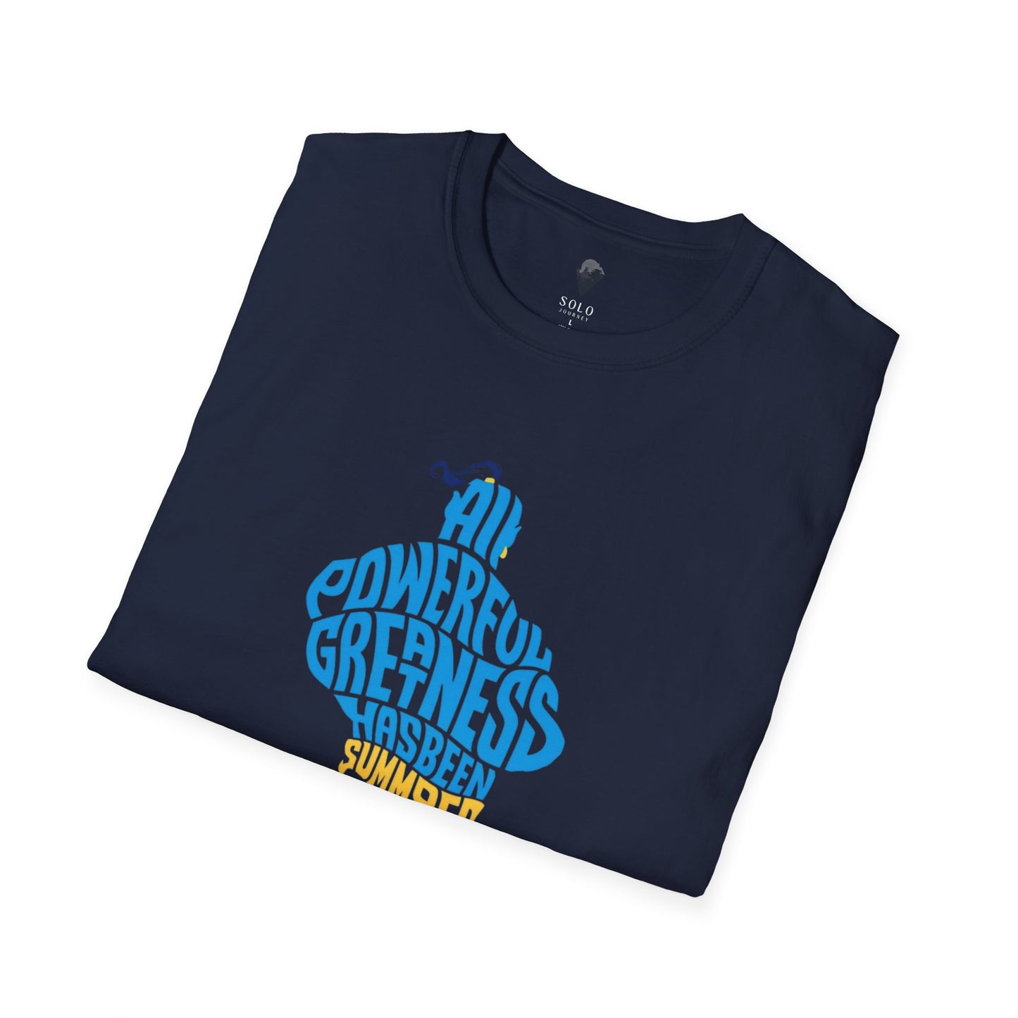 All Powerful Greatness Genie in a Bottle - Unisex Softstyle T-Shirt Art