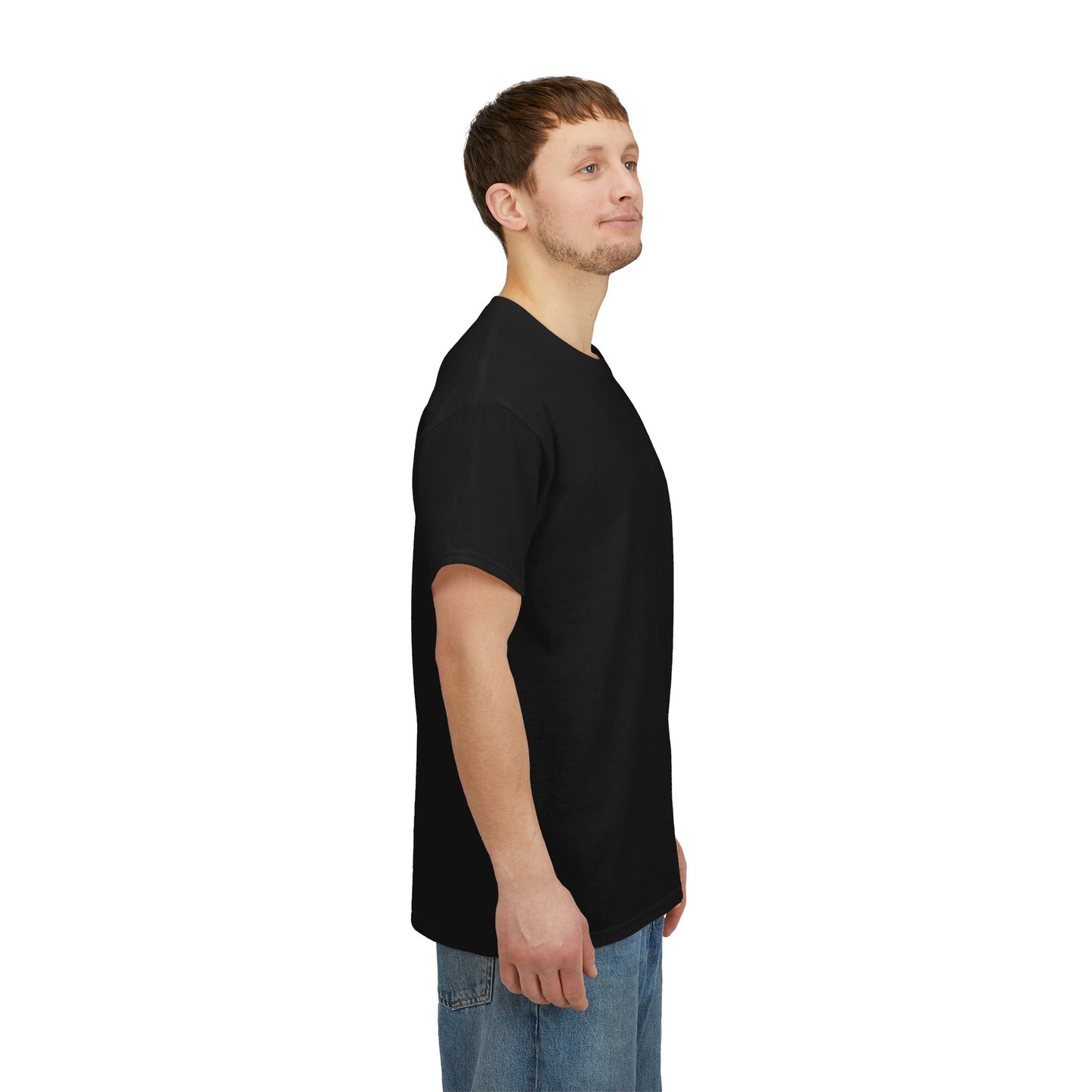 UFO Dancing in Space - Whimsical Unisex Heavy Cotton Tee with Playful Design