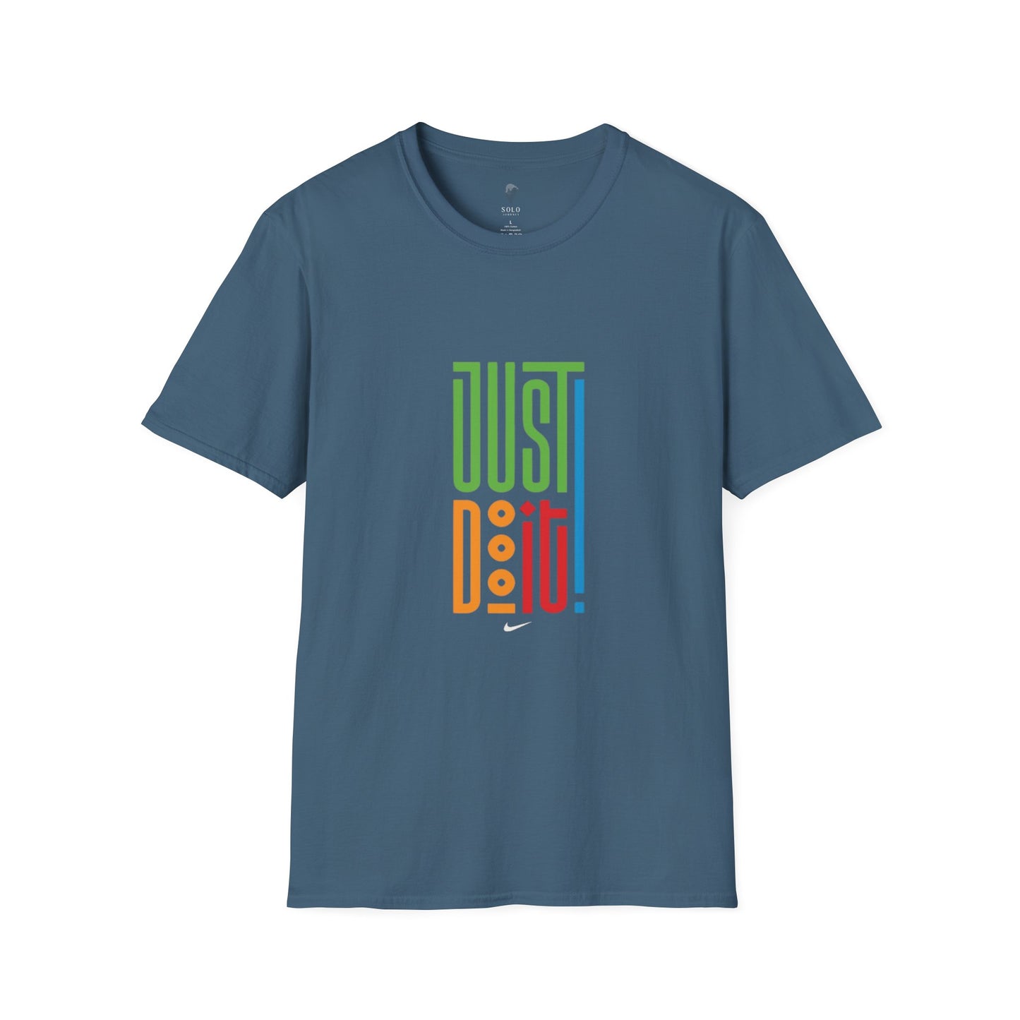 Colorful 'Just Do It' Unisex Softstyle T-Shirt - Motivational Tee for Everyday Wear