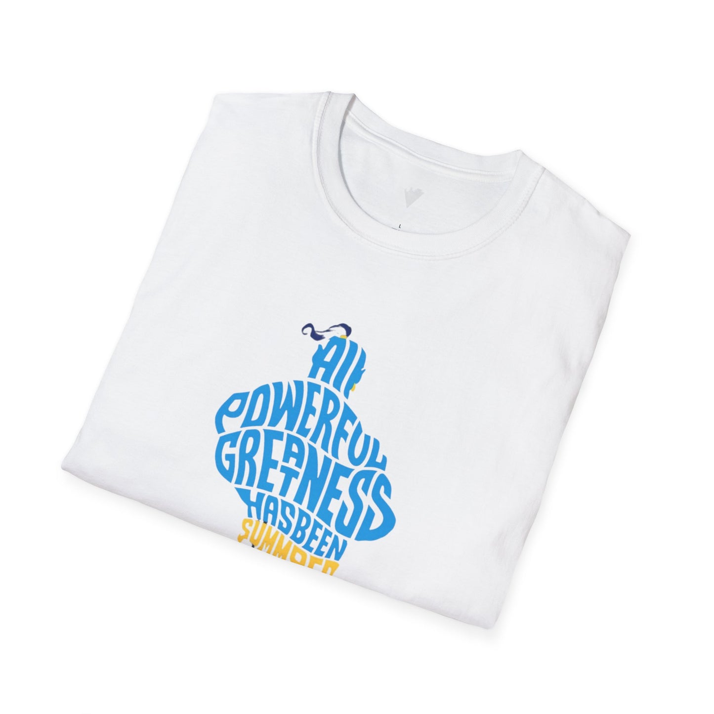 All Powerful Greatness Genie in a Bottle - Unisex Softstyle T-Shirt Art