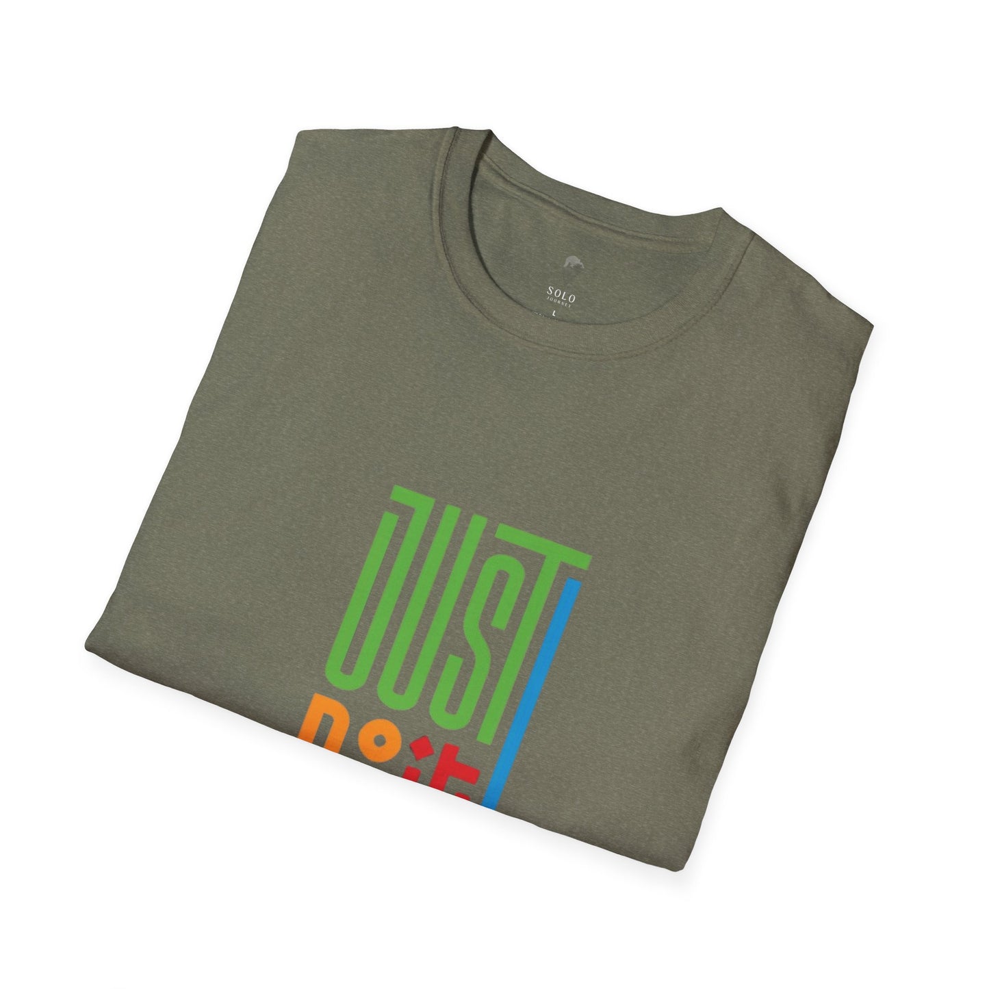 Colorful 'Just Do It' Unisex Softstyle T-Shirt - Motivational Tee for Everyday Wear