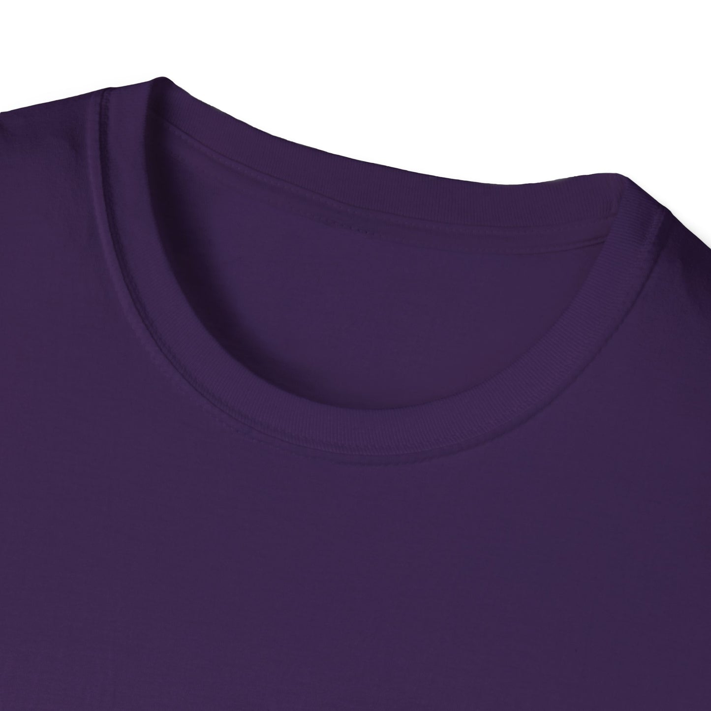 Positive Vibes Unisex Softstyle T-Shirt folded neatly, highlighting its clean, minimalist design and eco-friendly materials.