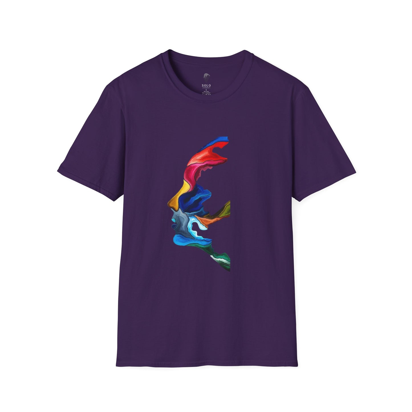 Face Art Masterpiece- Unisex Softstyle Sustainable T-Shirt