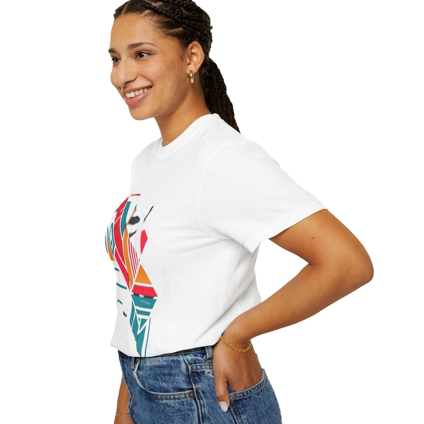 Eagle Eye Graphic AI Art - Vintage Aesthetic Outfit Pullover, OversizeOur stylish Unisex Softstyle T-Shirt, designed for comfort and versatility. Crafted from high-quality, lightweight ring-spun cotton, this tee feels soft against the Solo JourneyWestern Graphic Shirt