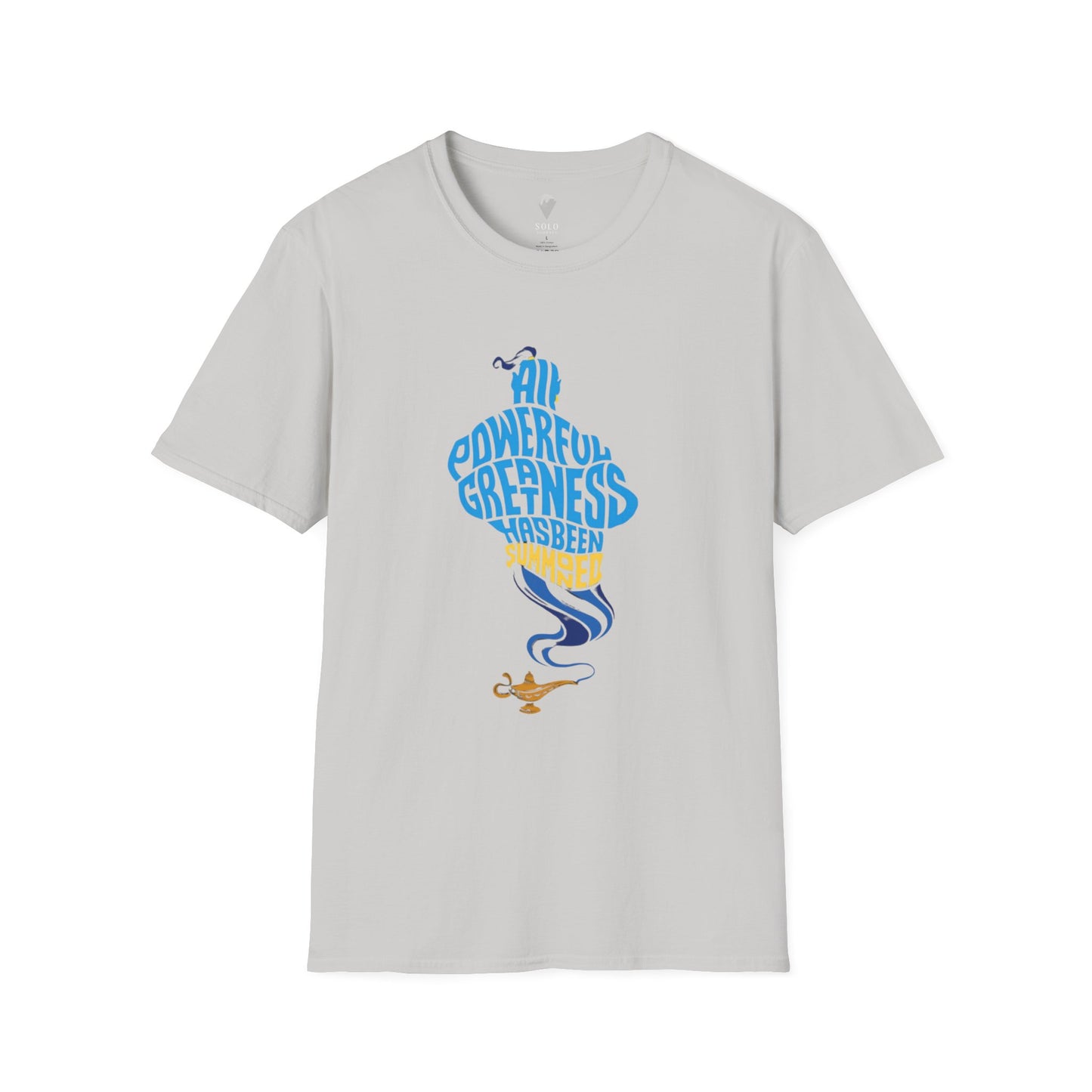 All Powerful Greatness Genie in a Bottle - Unisex Softstyle T-Shirt Art