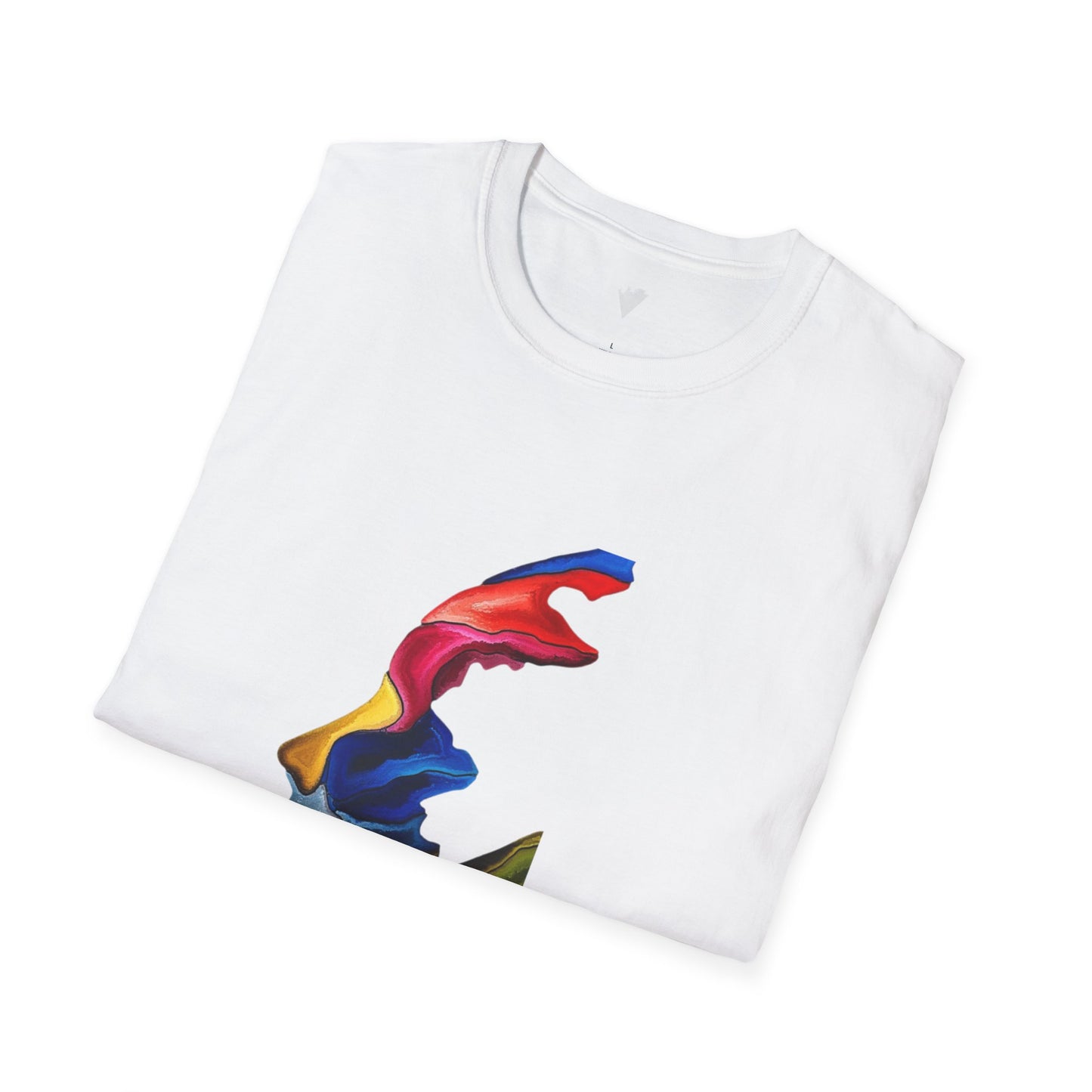 Face Art Masterpiece- Unisex Softstyle Sustainable T-Shirt