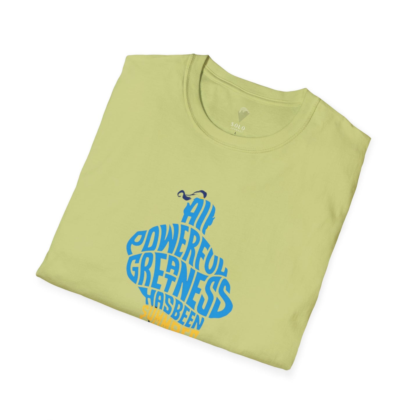 All Powerful Greatness Genie in a Bottle - Unisex Softstyle T-Shirt Art