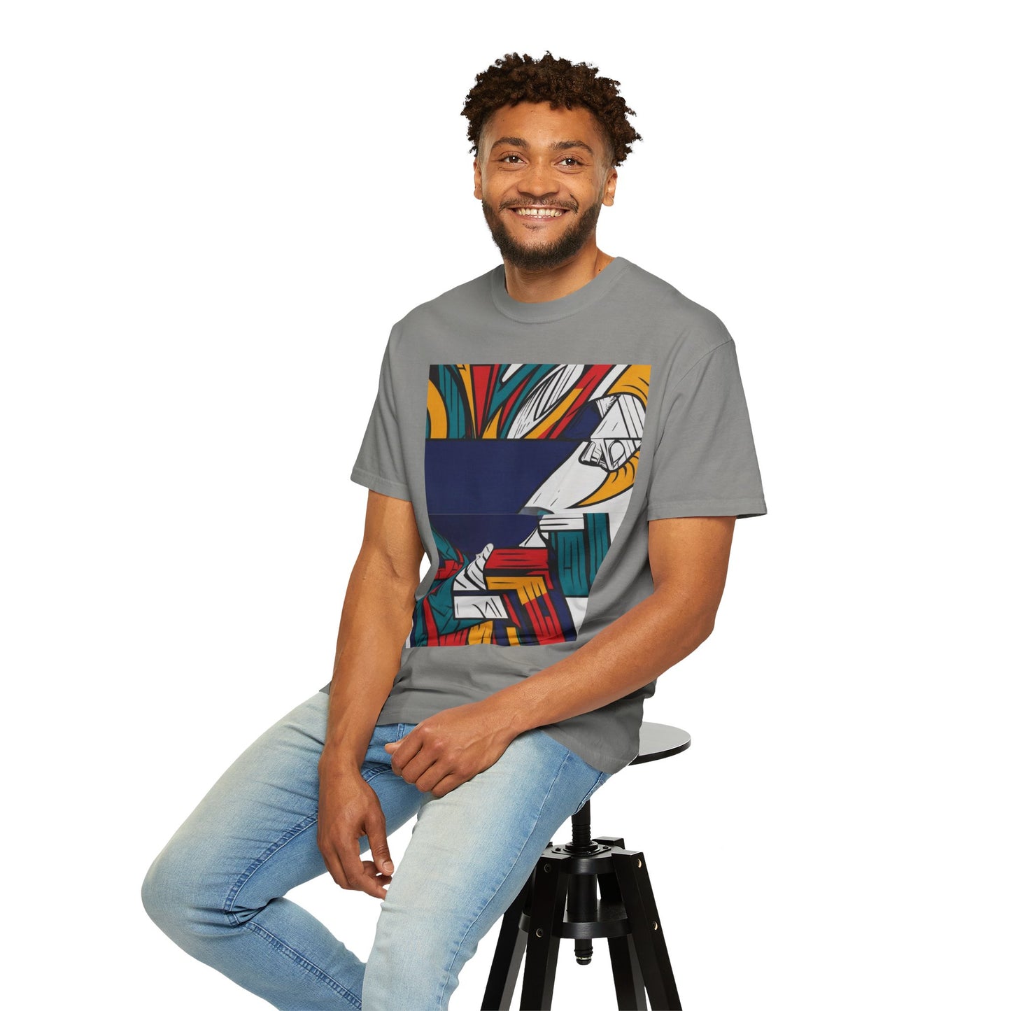 Masterpiece Donald Art - Vintage Aesthetic Outfit Pullover, Oversized Boho Tshirt 31