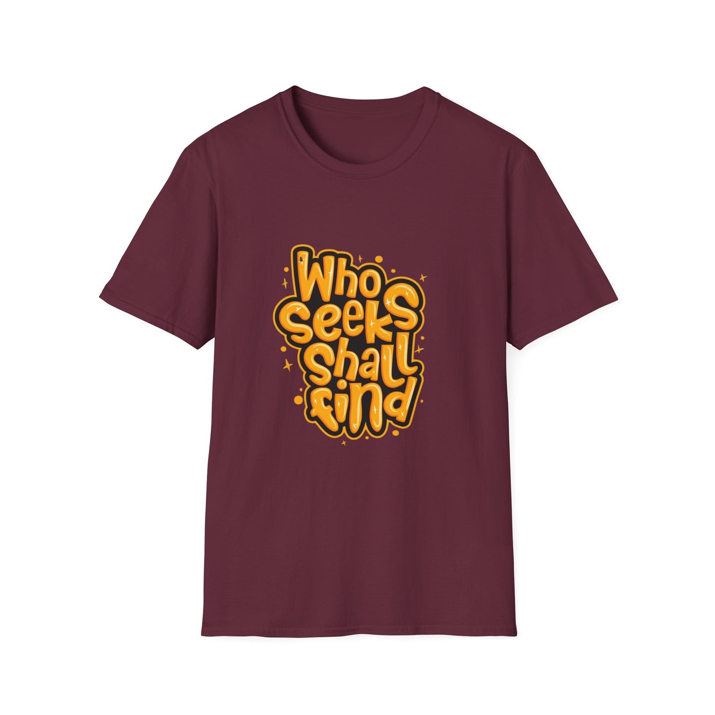 Close-up of the Unisex Organic Cotton Softstyle T-Shirt showcasing the soft fabric and ribbed collar design.